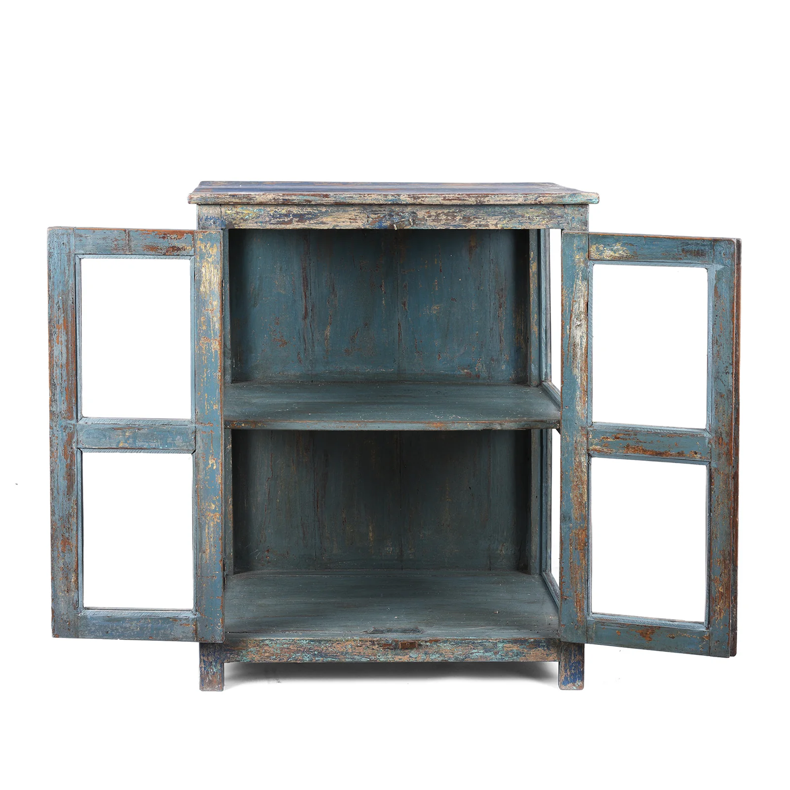 Teak Glazed Book Cabinet - Ca 1920'S - Image 3