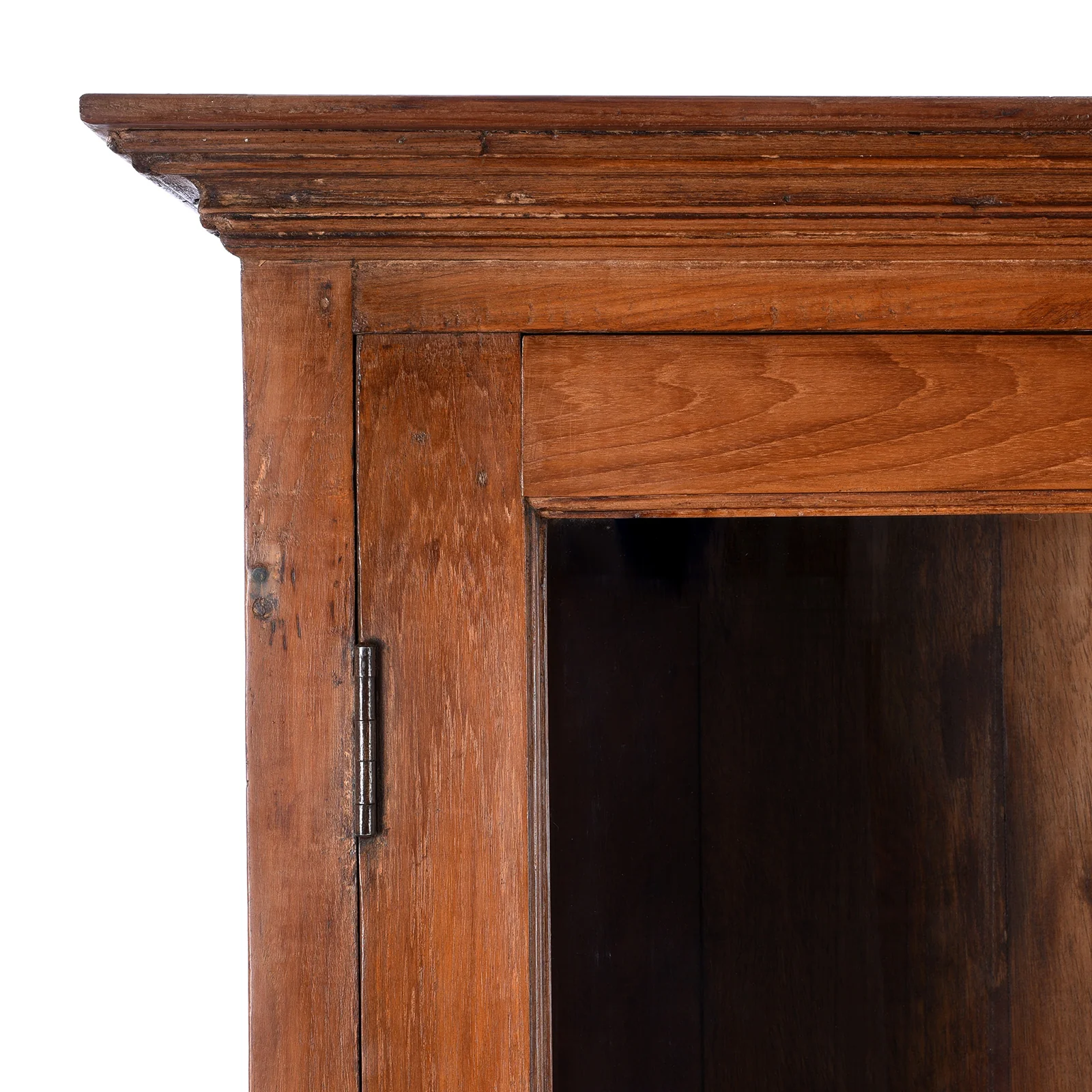 Glazed Teak Indian Book Cabinet - Late 19th Century - Image 4