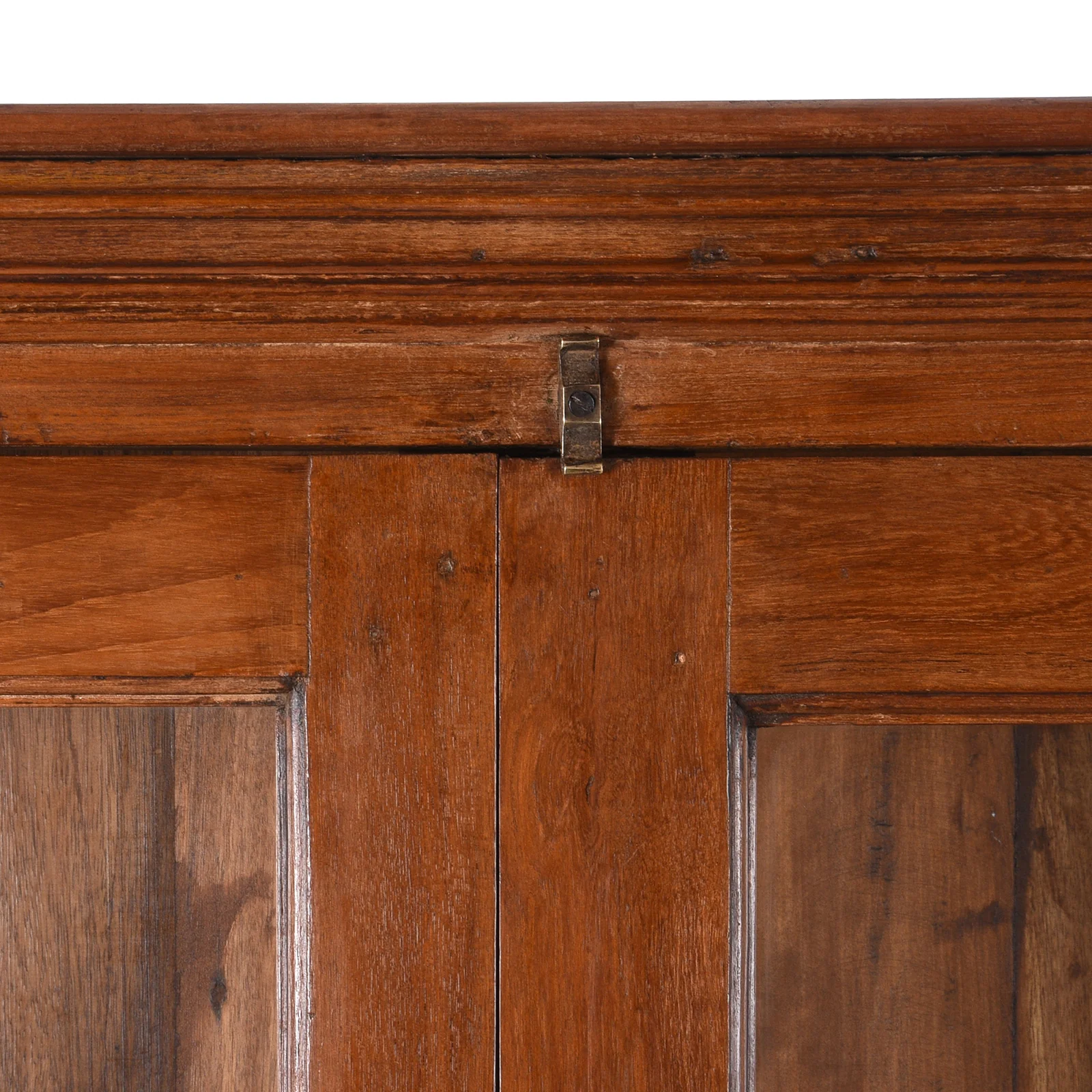Glazed Teak Indian Book Cabinet - Late 19th Century - Image 7