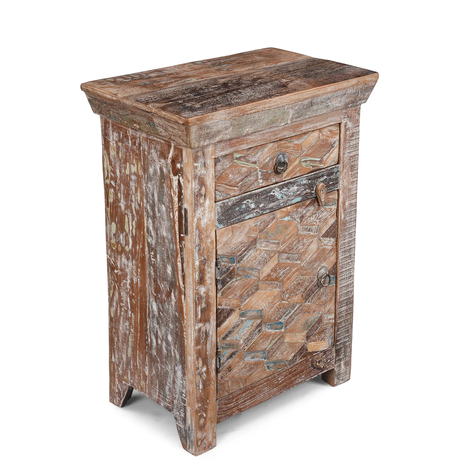 Bedside Cabinets Made From Reclaimed Teak - Image 13