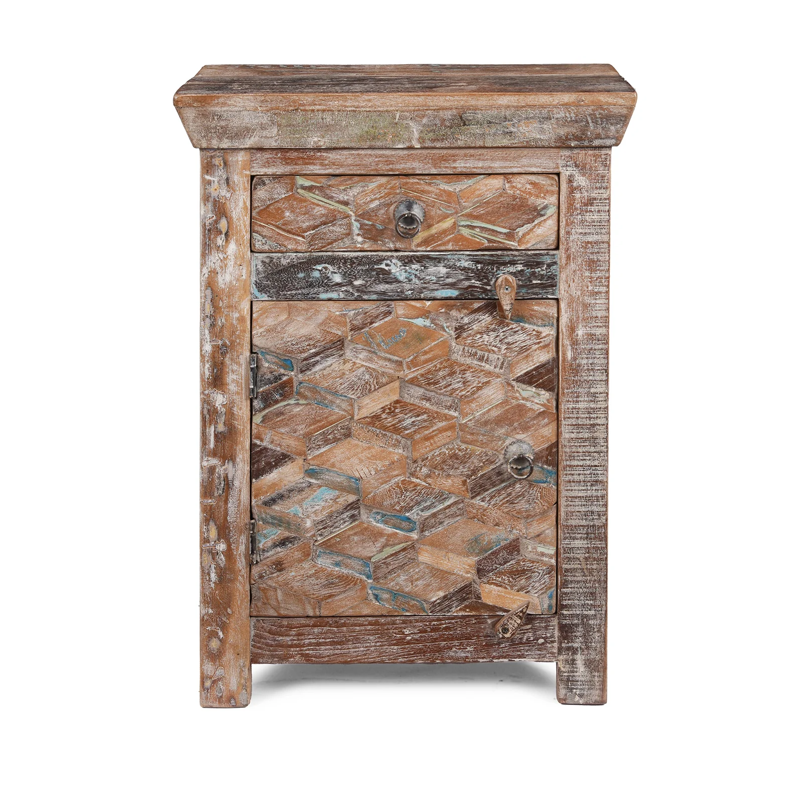 Bedside Cabinets Made From Reclaimed Teak - Image 9