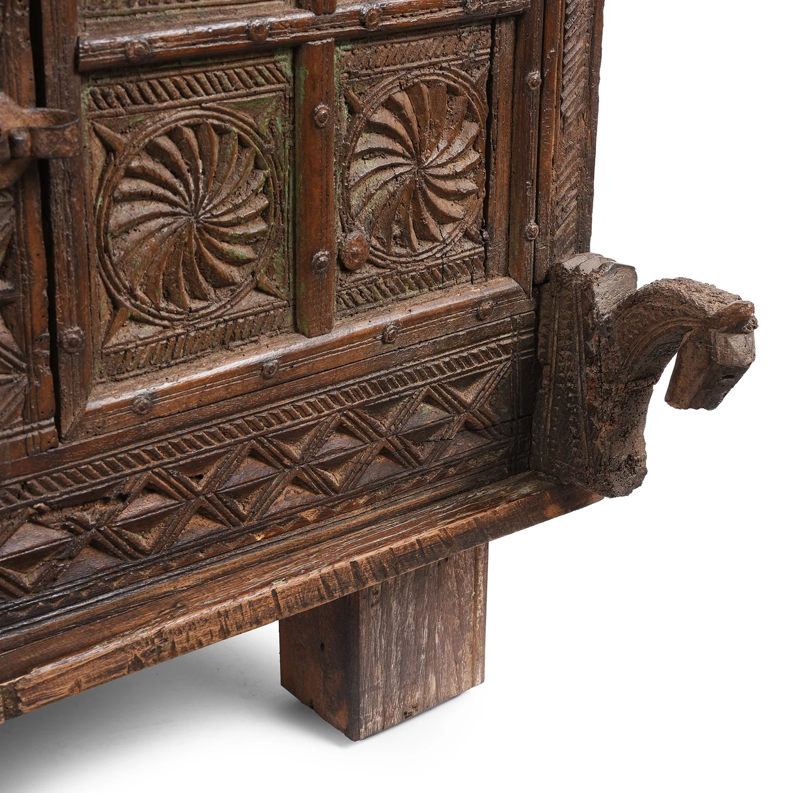 Teak Majus Dowry Chest From Saurashtra - 19th Century - Image 6