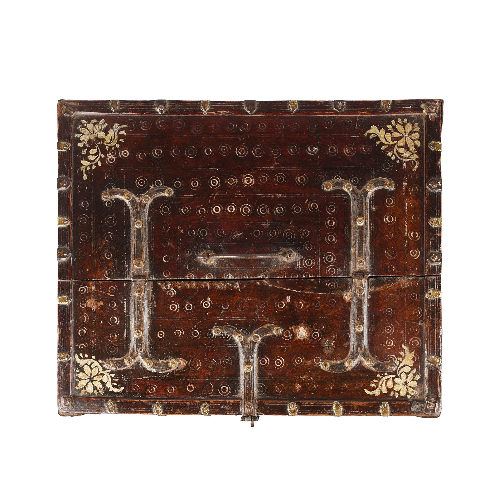 Teak Merchants Box From Rajasthan - 19th Century - Image 3