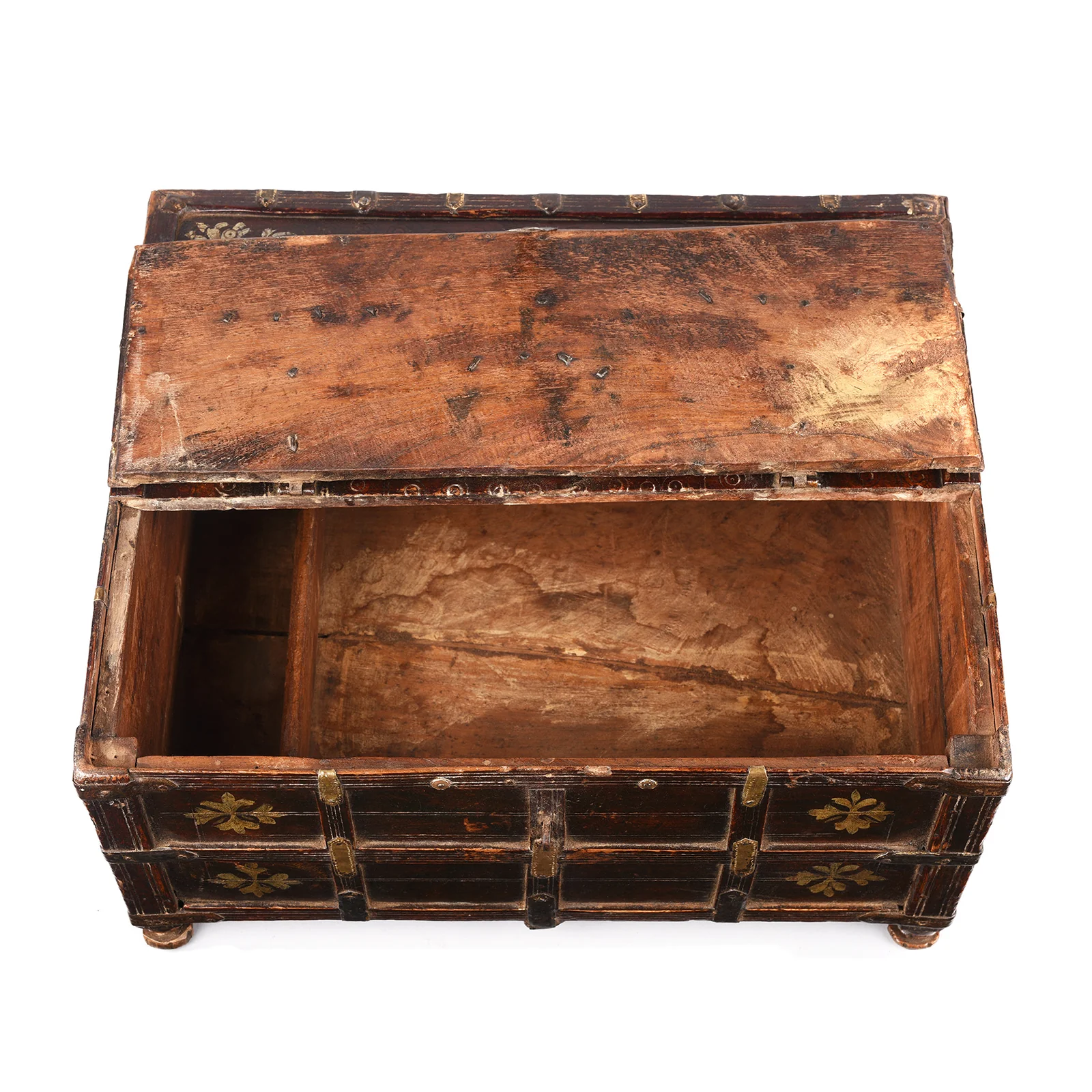 Teak Merchants Box From Rajasthan - 19th Century - Image 5