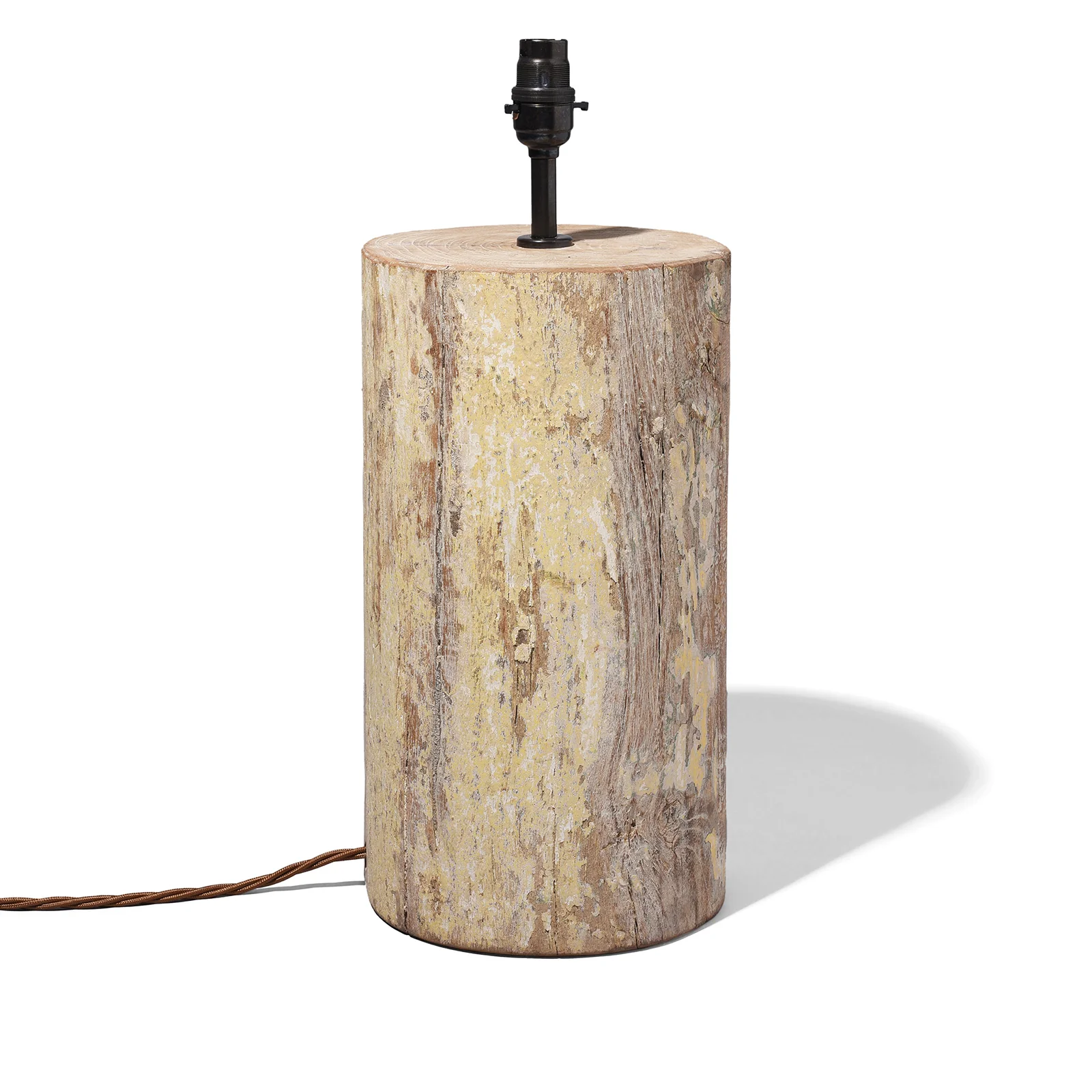 Teak Pillar Lamp From Rajasthan - Image 2
