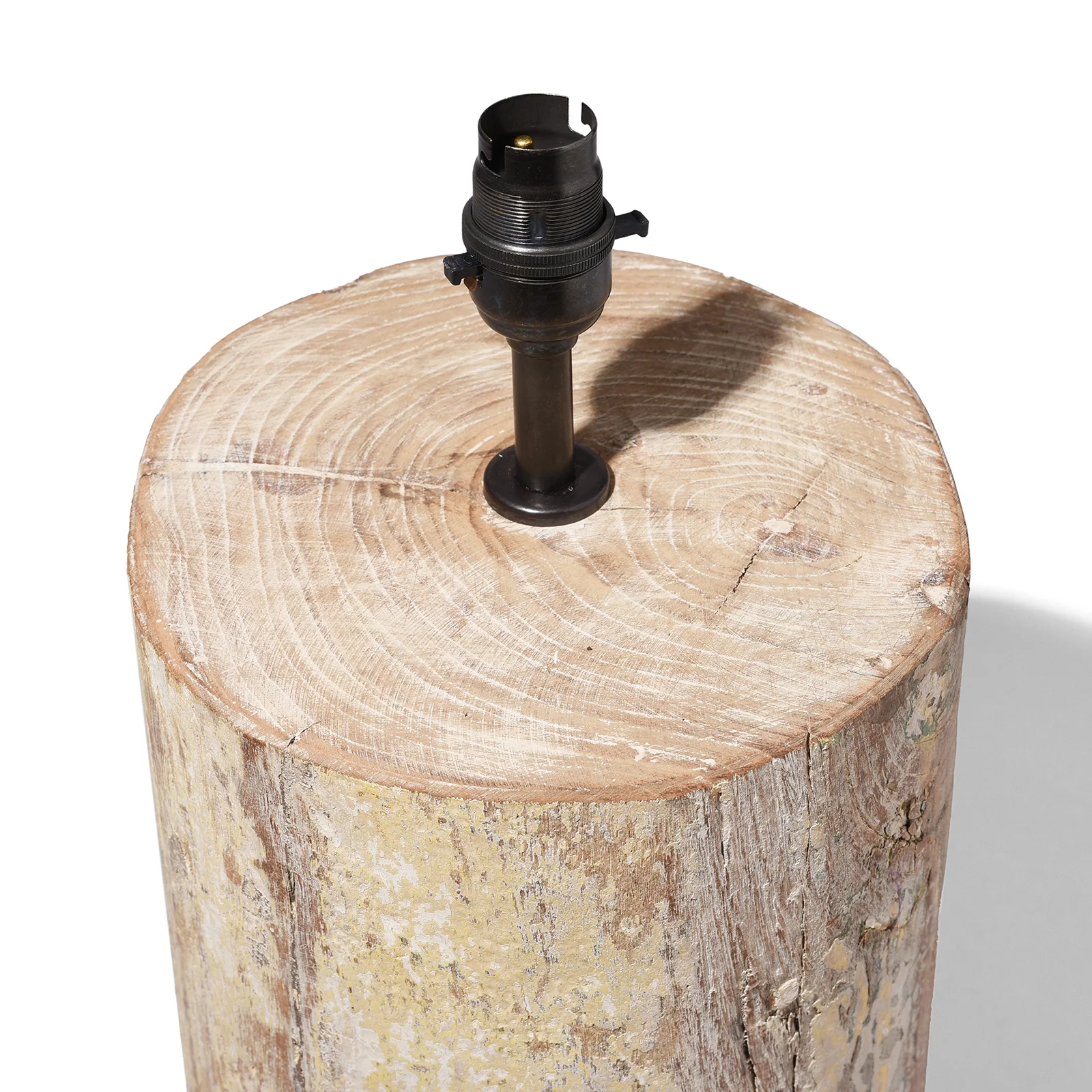 Teak Pillar Lamp From Rajasthan - Image 3