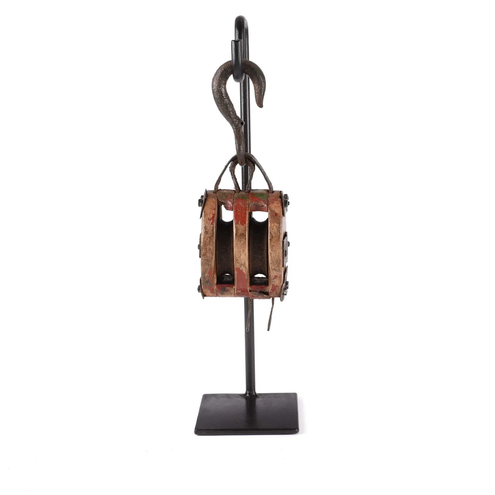 Old Teak Ships Pulley From Gujarat - Circa 1910 - Image 3