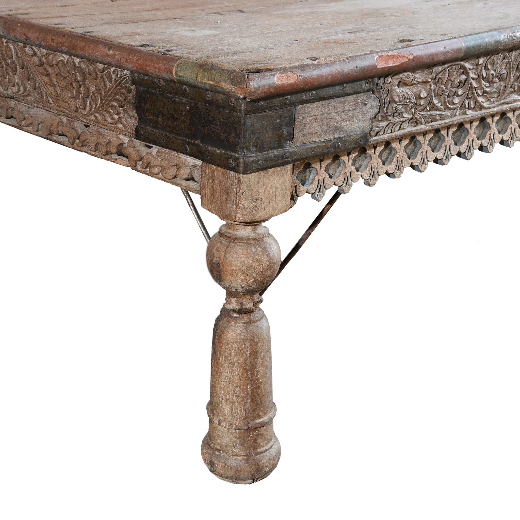Teak Takhat From Gujarat - 19thC - Image 4