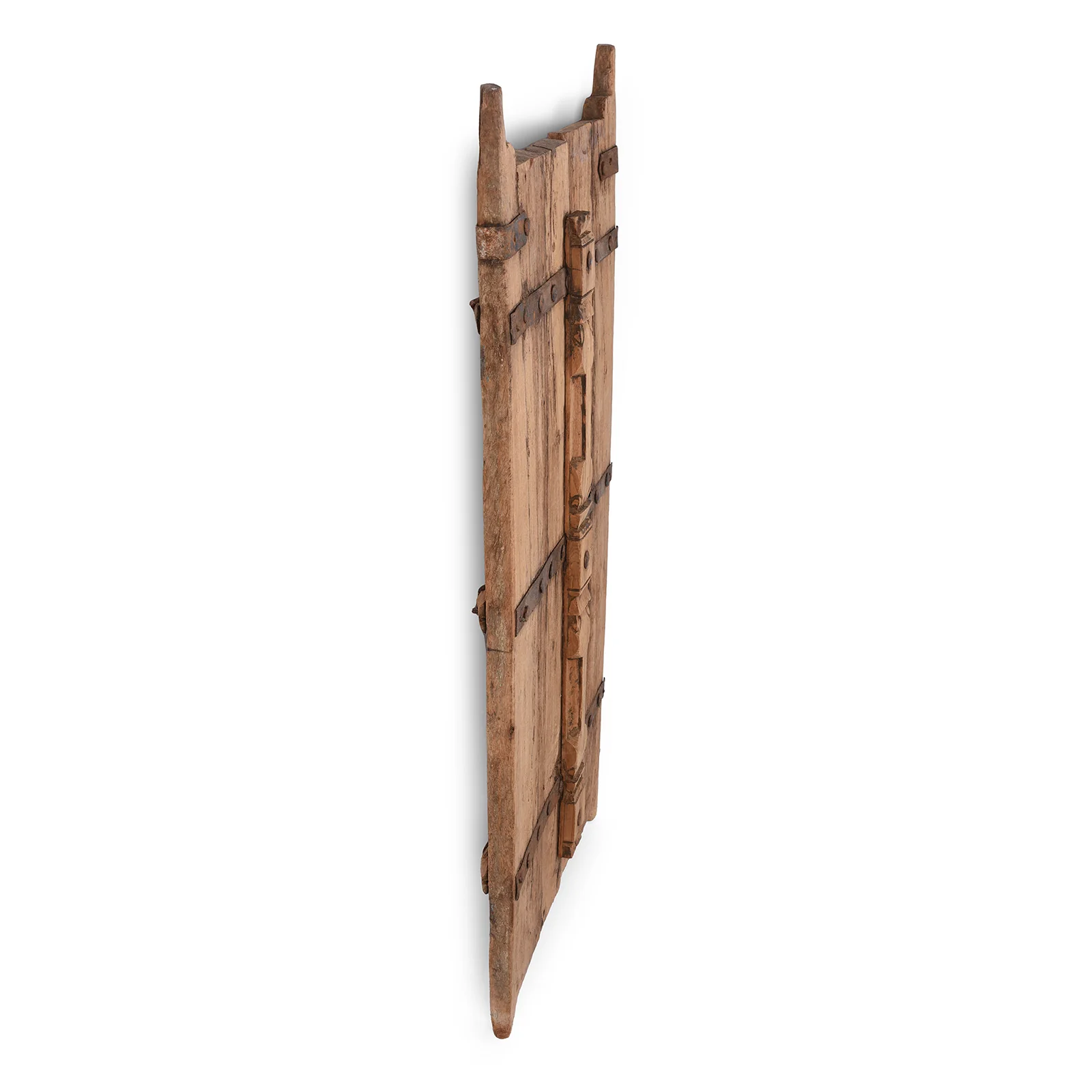 Teak Window Shutter From Madhya Pradesh - 19th Century - Image 4