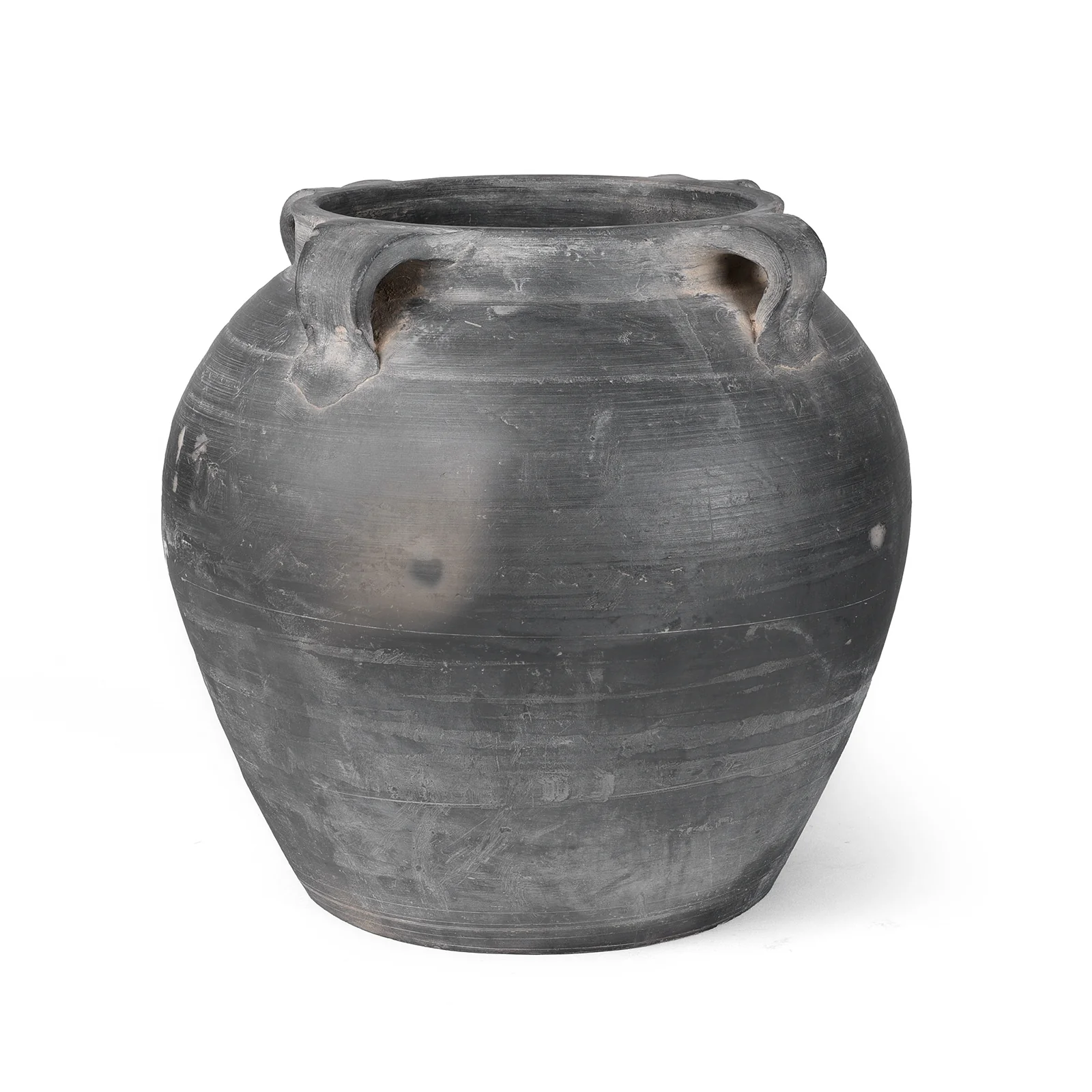 Terracotta Rice Storage Jar / Planter - 19th Century