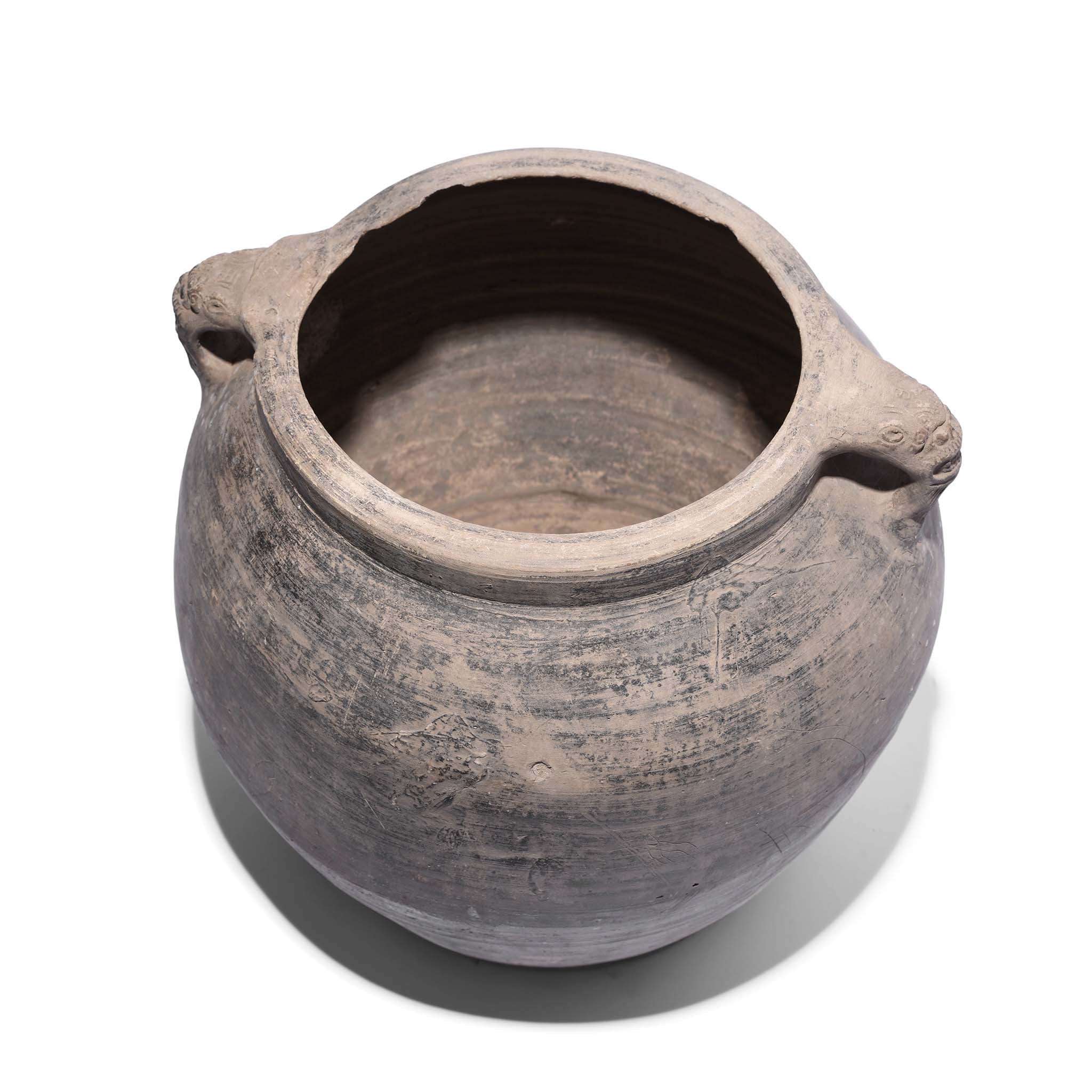 Terracotta Storage Jar From Shanxi -19thC - Image 3