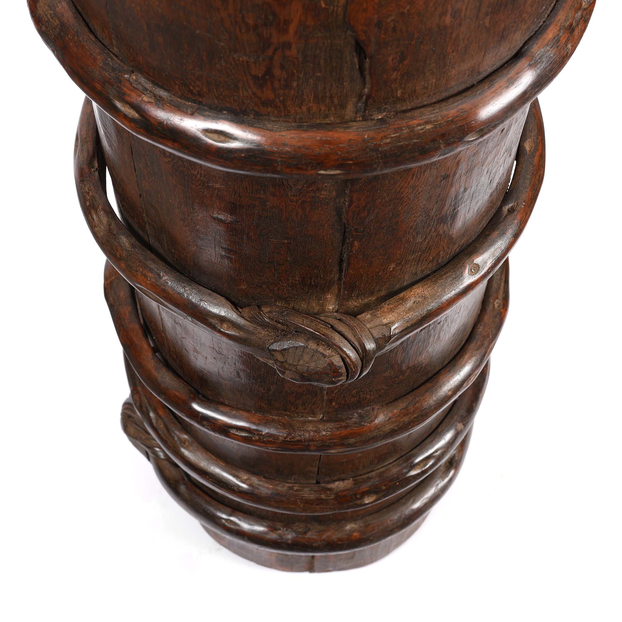 Tibetan Butter Churn - Willow & Pine - 19thC - Image 4