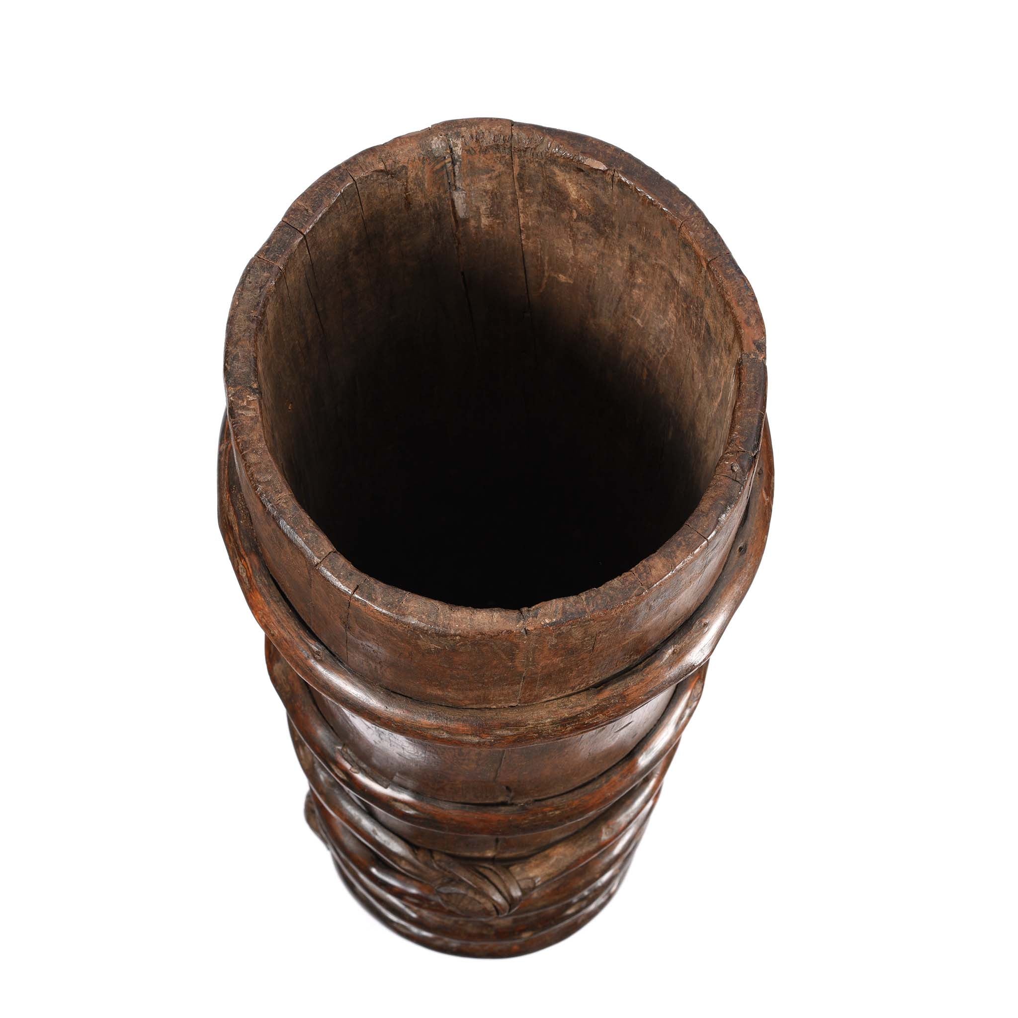 Tibetan Butter Churn - Willow & Pine - 19thC - Image 5