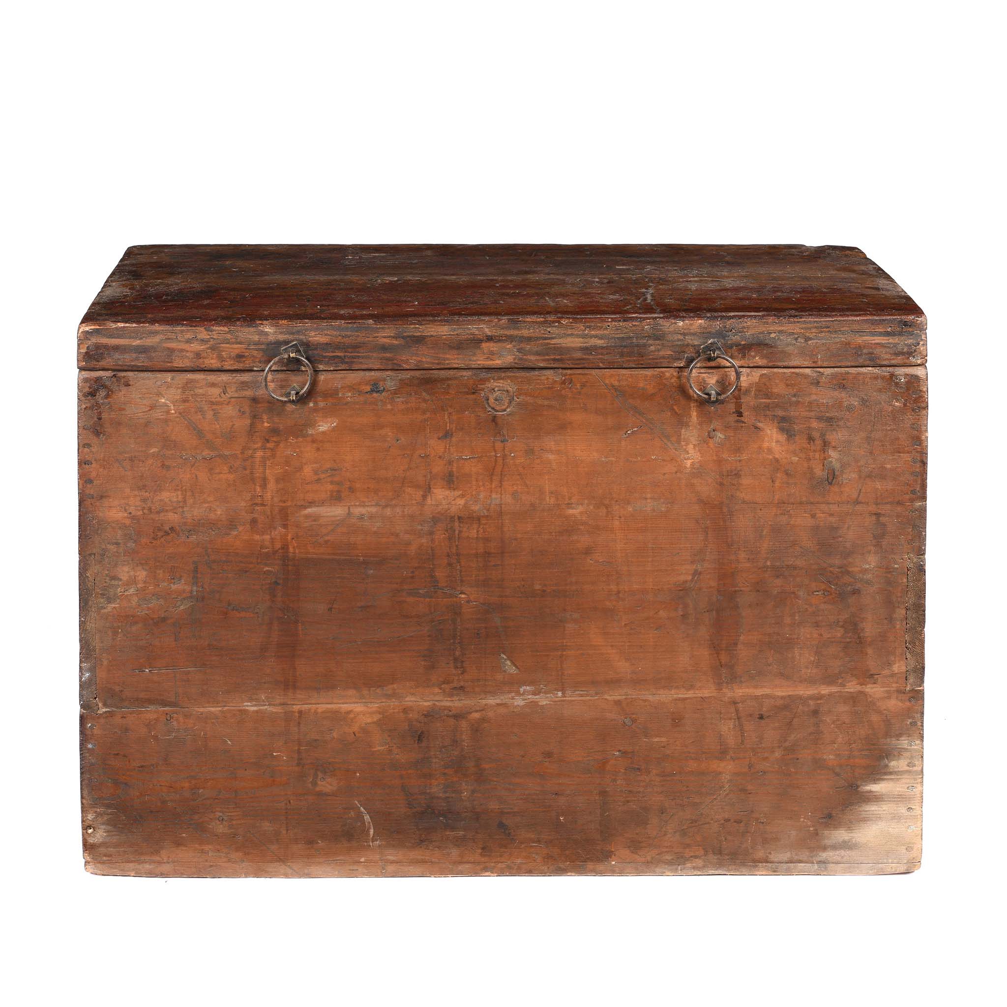 Tibetan Painted Chest of Güsh Khaan With Tiger - Late 18th Century - Image 11