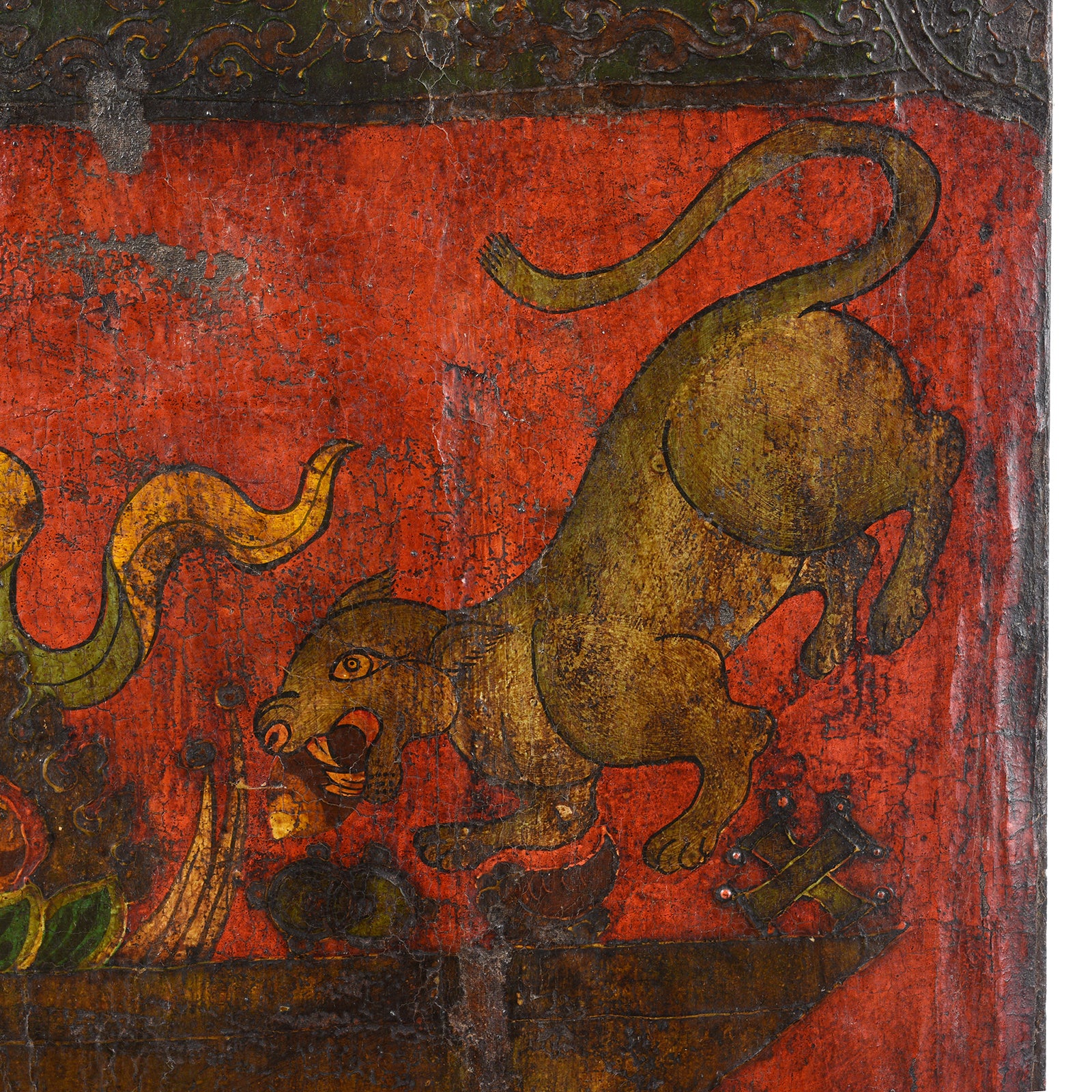 Tibetan Door With Original Paint - Ca 1920'S - Image 3