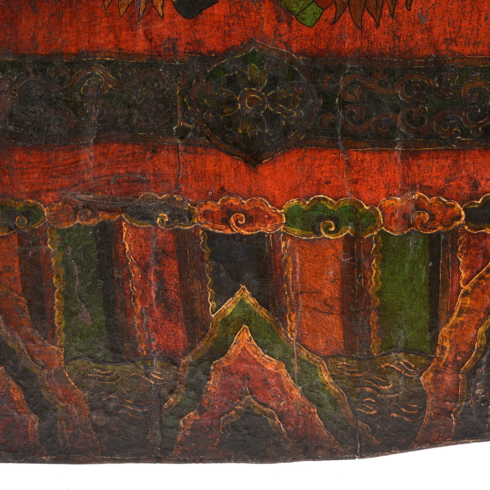 Tibetan Door With Original Paint - Ca 1920'S - Image 6