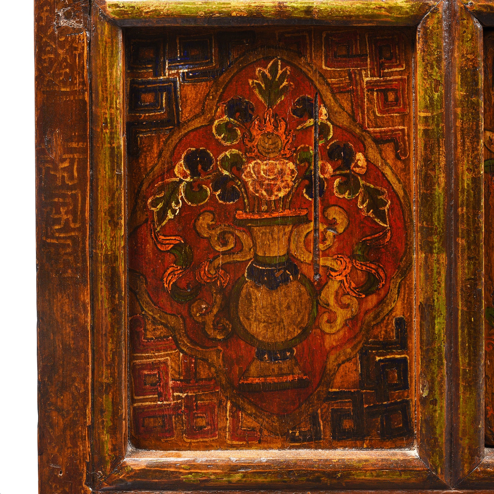 Tibetan Painted Altar Cabinet -  Ca 1900 - Image 10