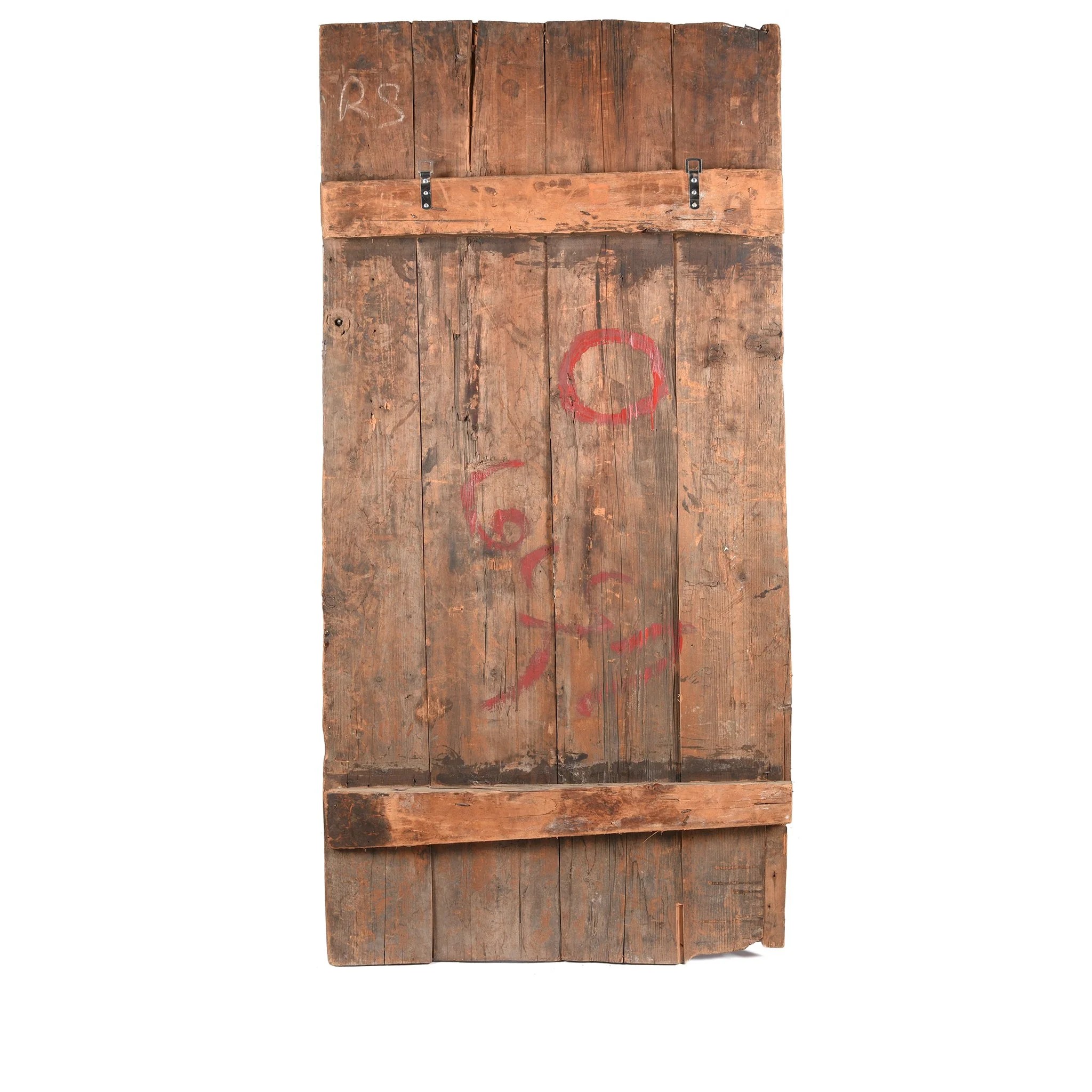 Tibetan Painted Door Panel - 75- 100Yrs Old - Image 3