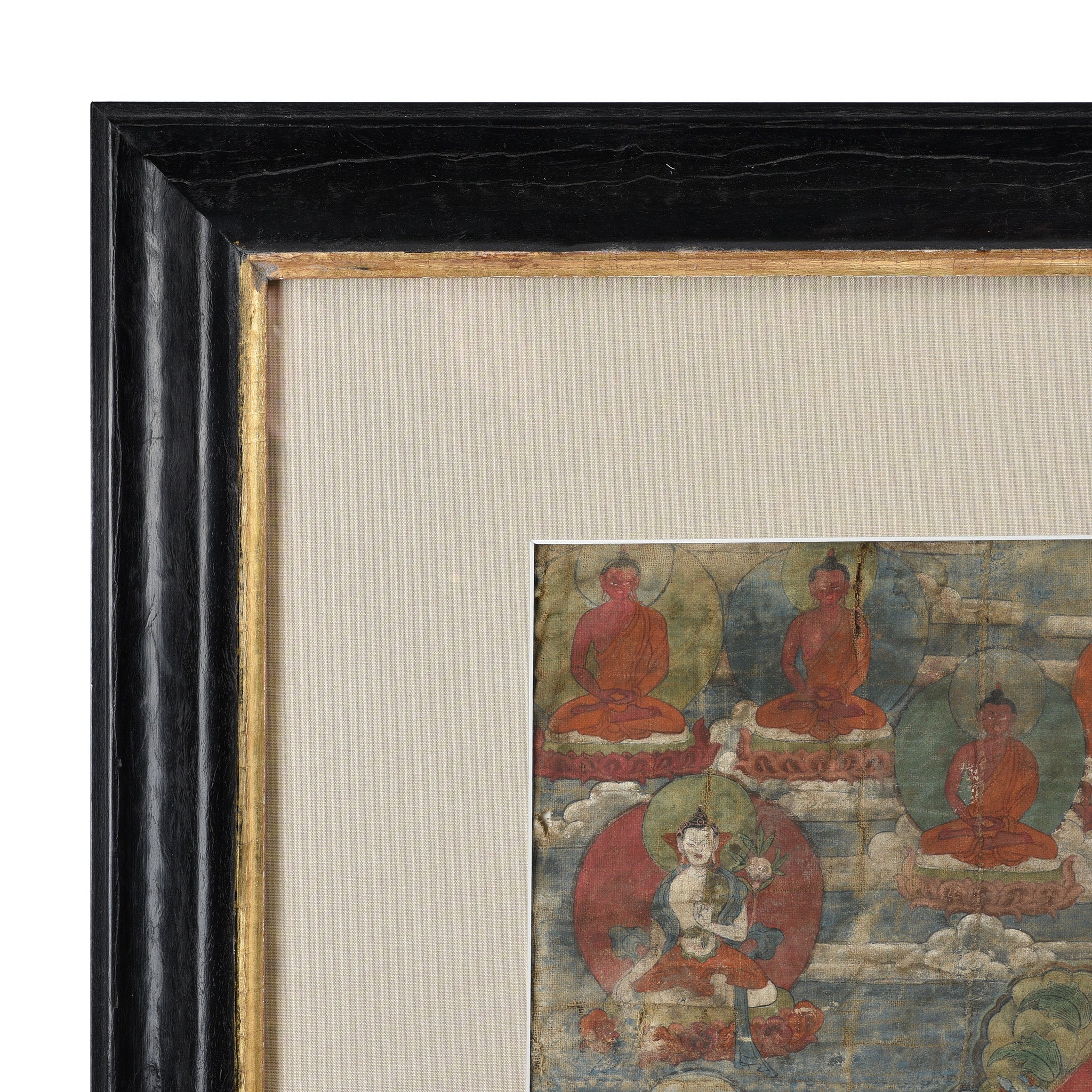 Tibetan Shakyamuni Buddha Thangka - 19thC - Image 2