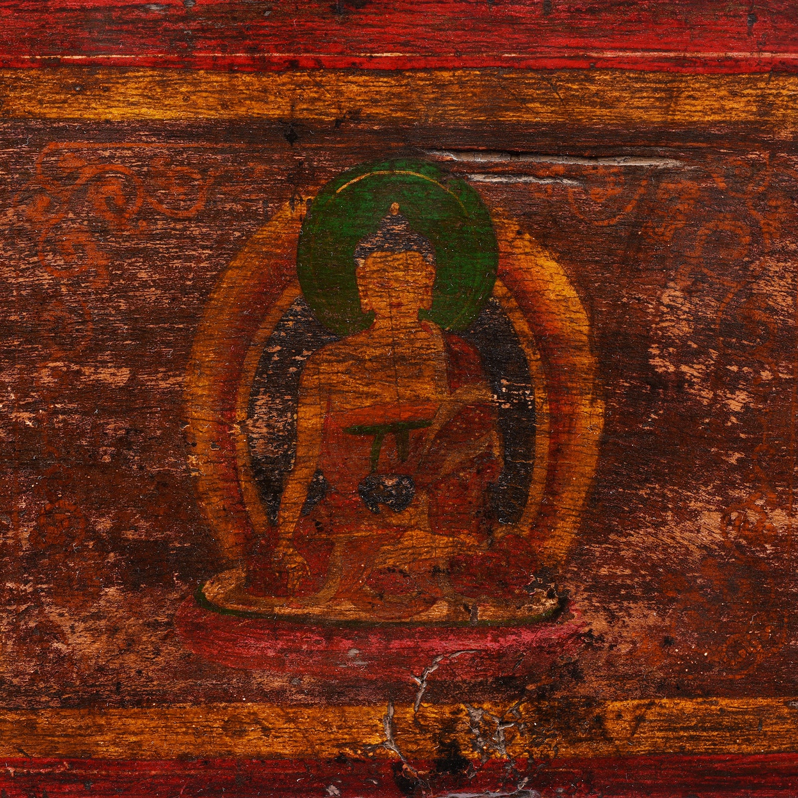 Tibetan Sutra Prayer Book  Cover - 17th Century - Image 3