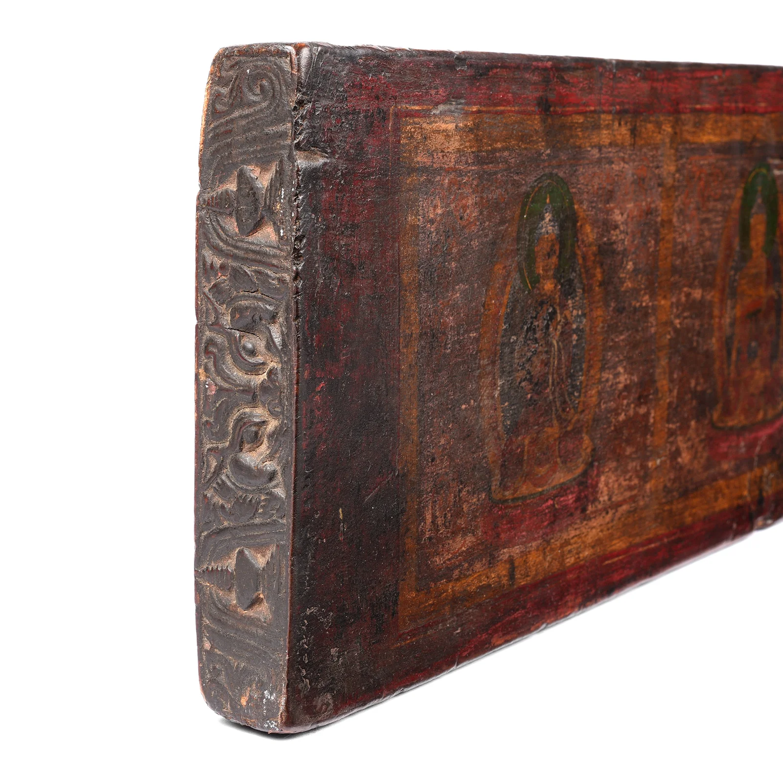 Tibetan Sutra Prayer Book  Cover - 17th Century - Image 9