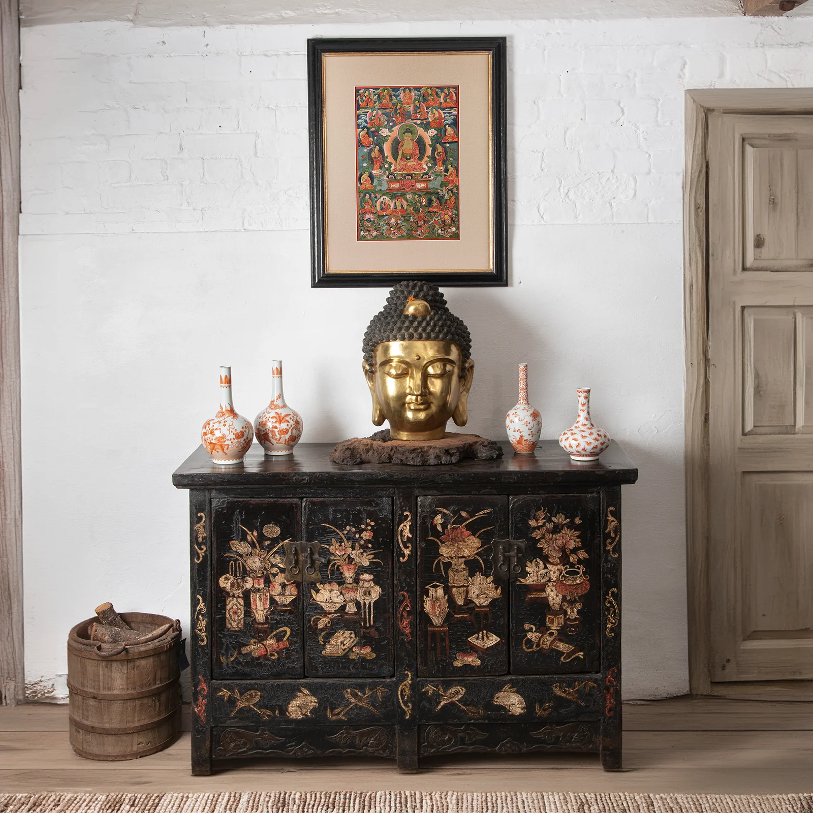 Tibetan Thangka 19th Century - Image 2