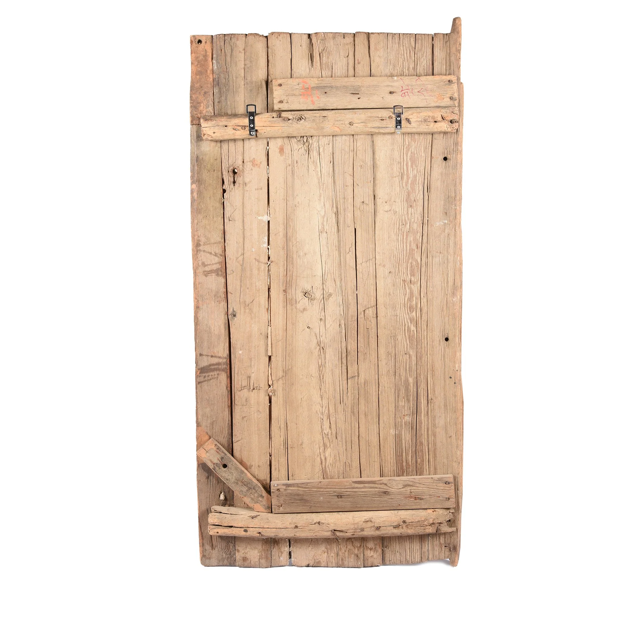 Tibetan Tiger Door Panel With Original Paint 75 - 100 Yrs Old - Image 5