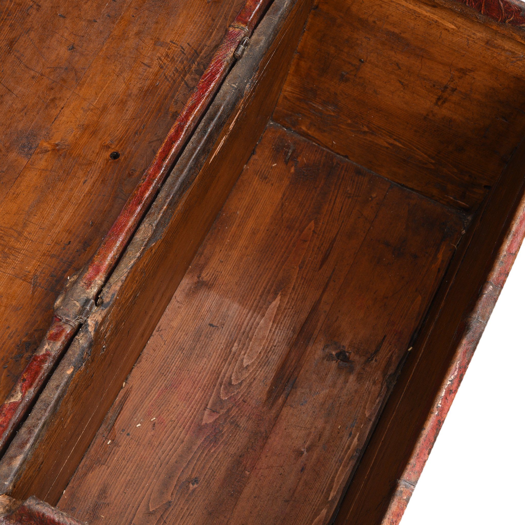 Tibetan Yak Leather Trunk from Tibet - 19thC - Image 5