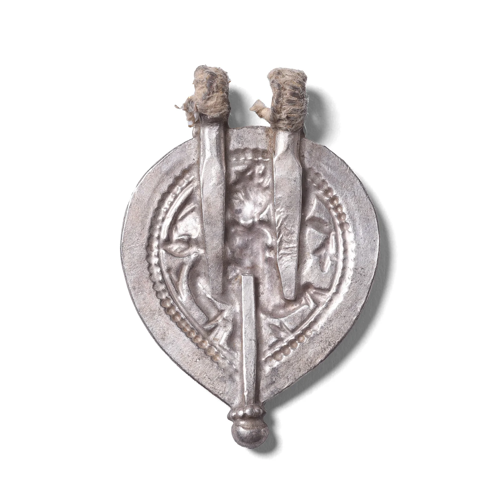 Indian Tribal Silver Hanuman Amulet - 19th Century - Image 3