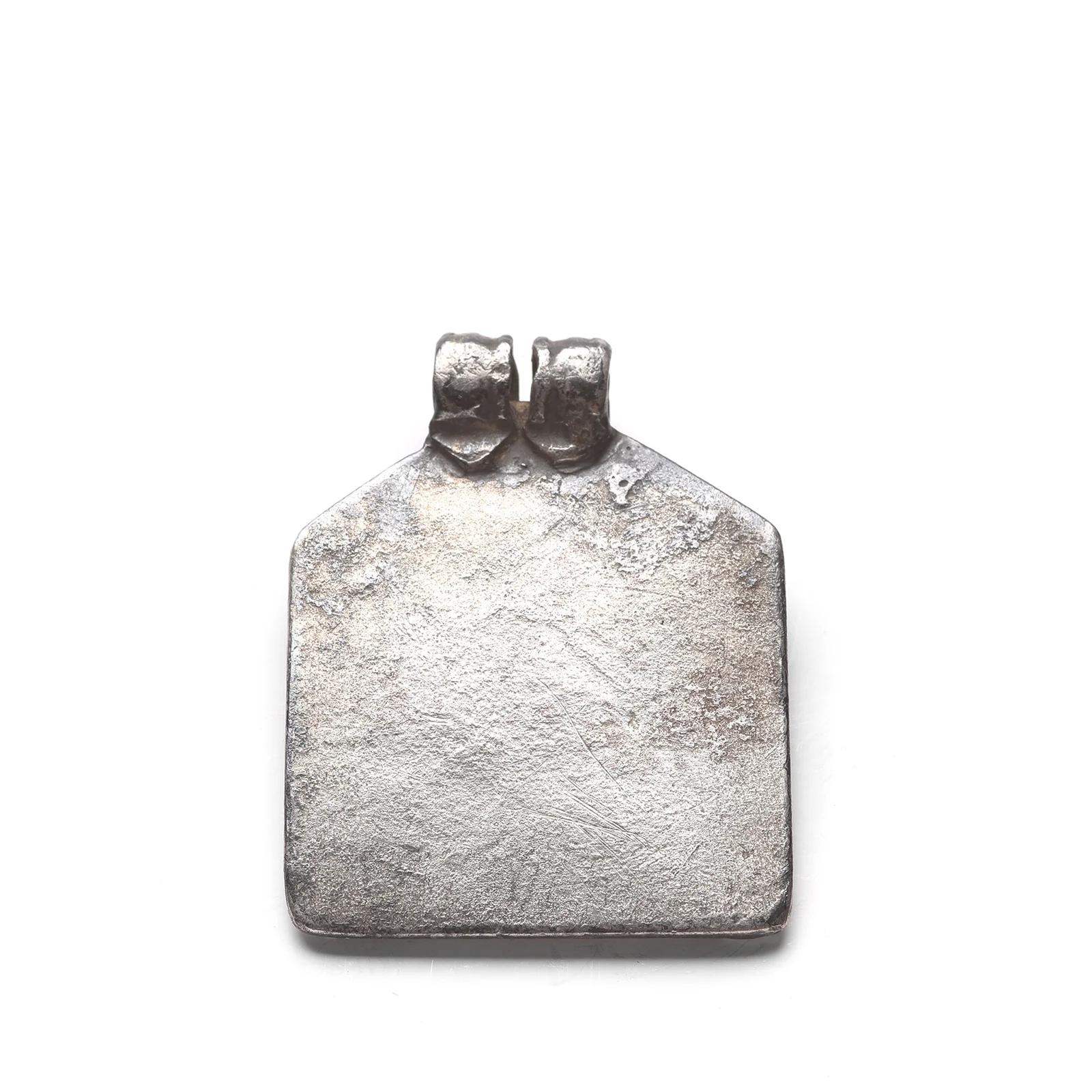 Tribal Silver Ramdeoji Amulet from Rajasthan - 19th Century - Image 4
