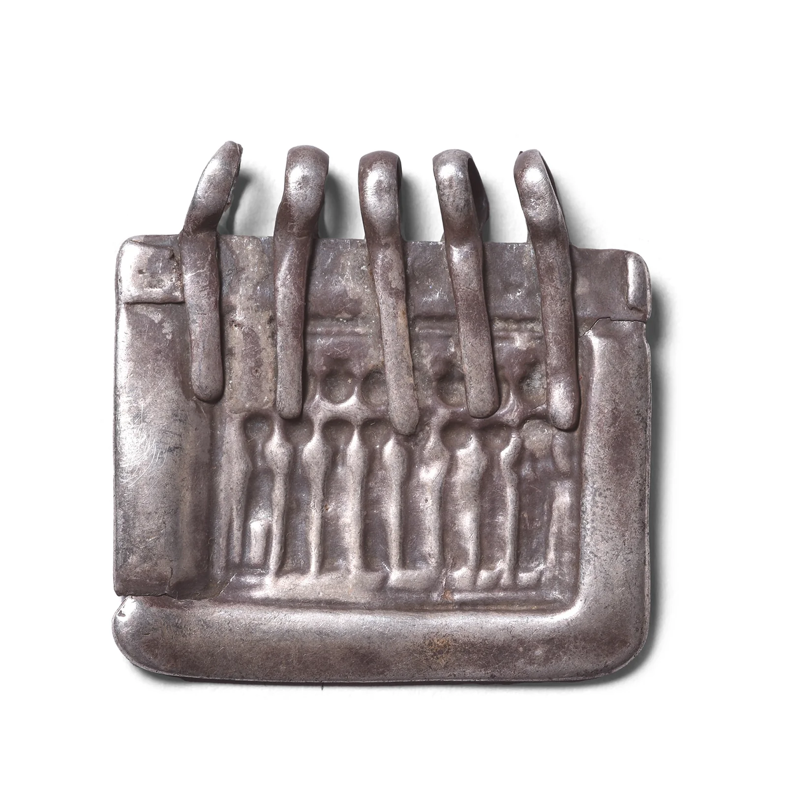 Tribal Silver Saptamatrika Amulet - 19th Century - Image 3