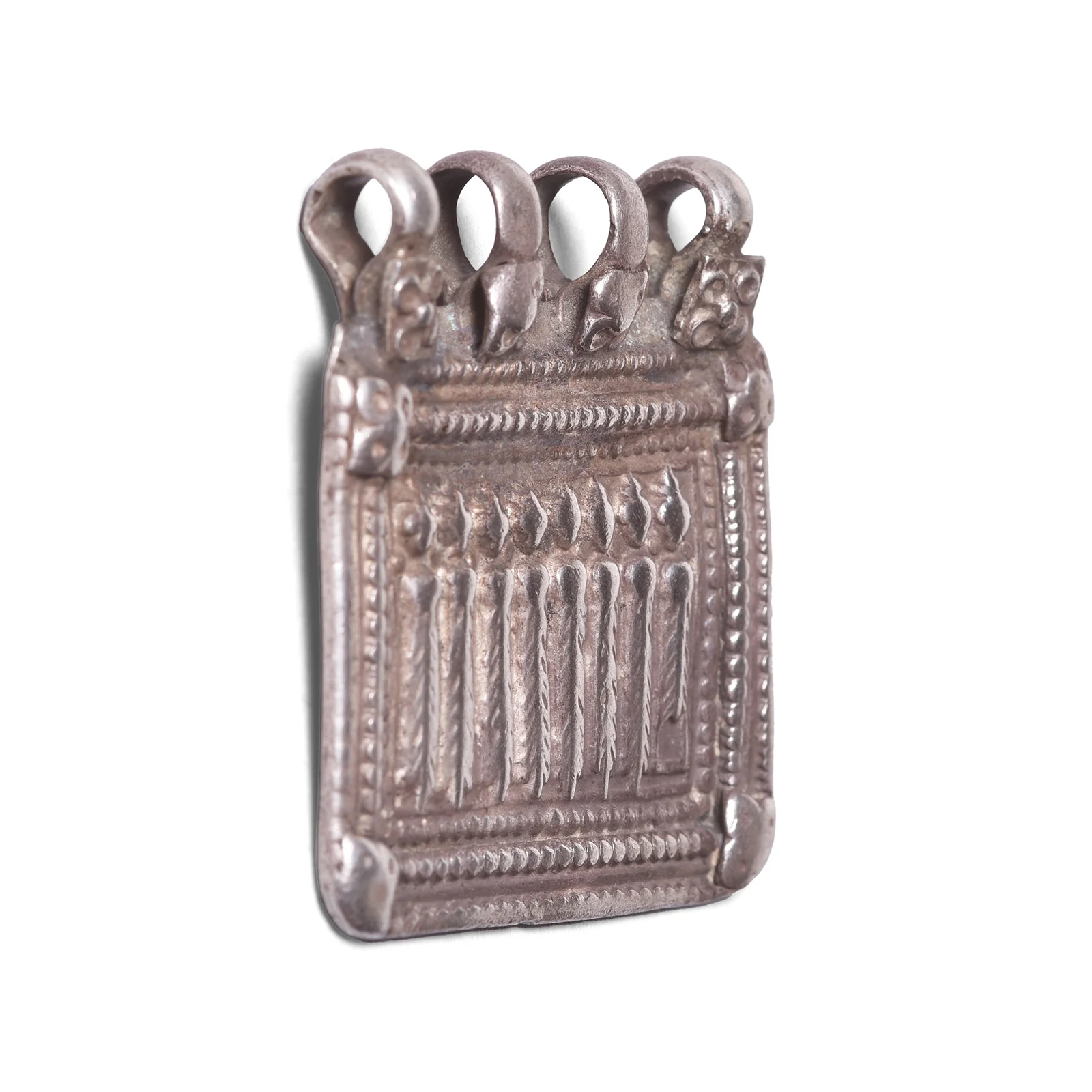 Tribal Silver Saptamatrika Amulet - 19th Century - Image 2