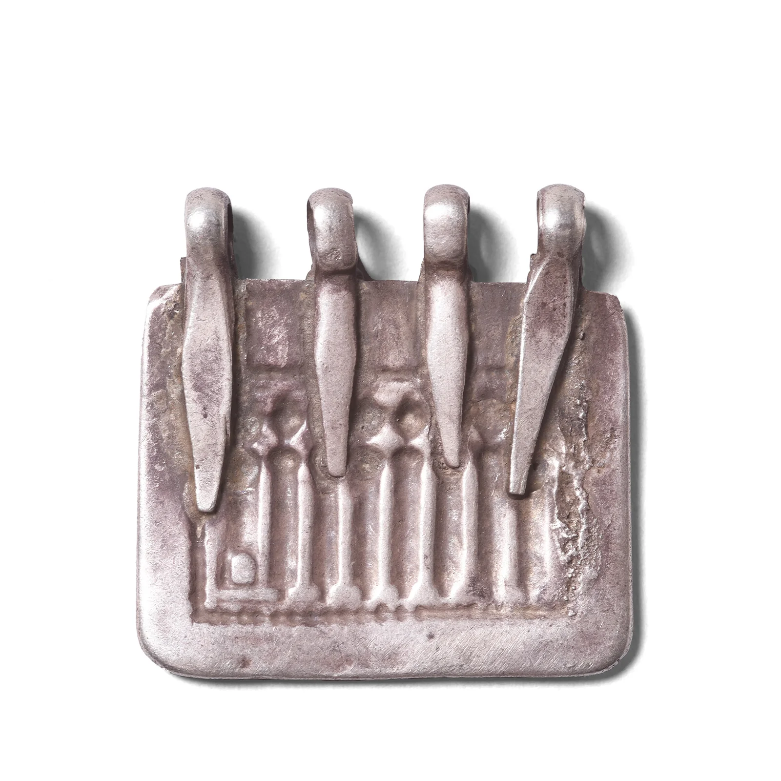 Tribal Silver Saptamatrika Amulet - 19th Century - Image 3