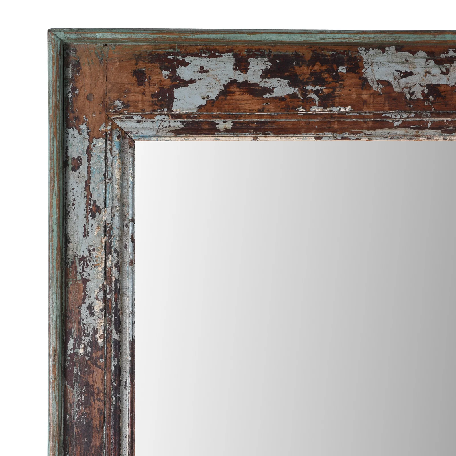 Painted Long Mirror From Gujarat - 19th Century - Image 2