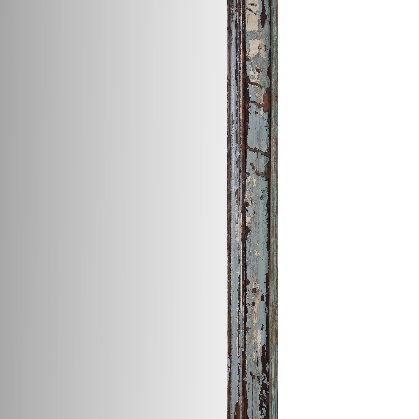 Painted Long Mirror From Gujarat - 19th Century - Image 5
