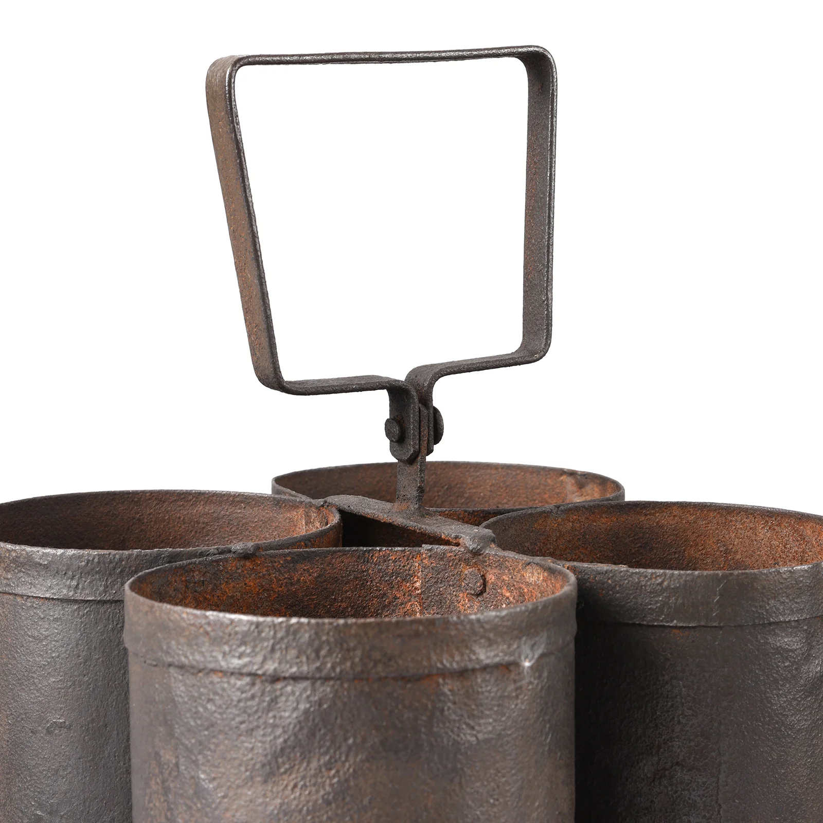 Vintage 4 Way Iron Bottle Carrier - Image 5