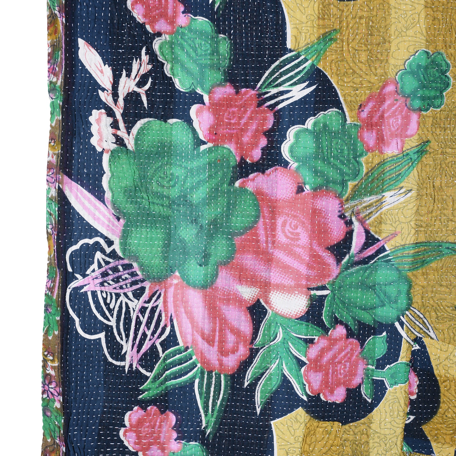 Vintage Bengali Kantha Throw - Image 6