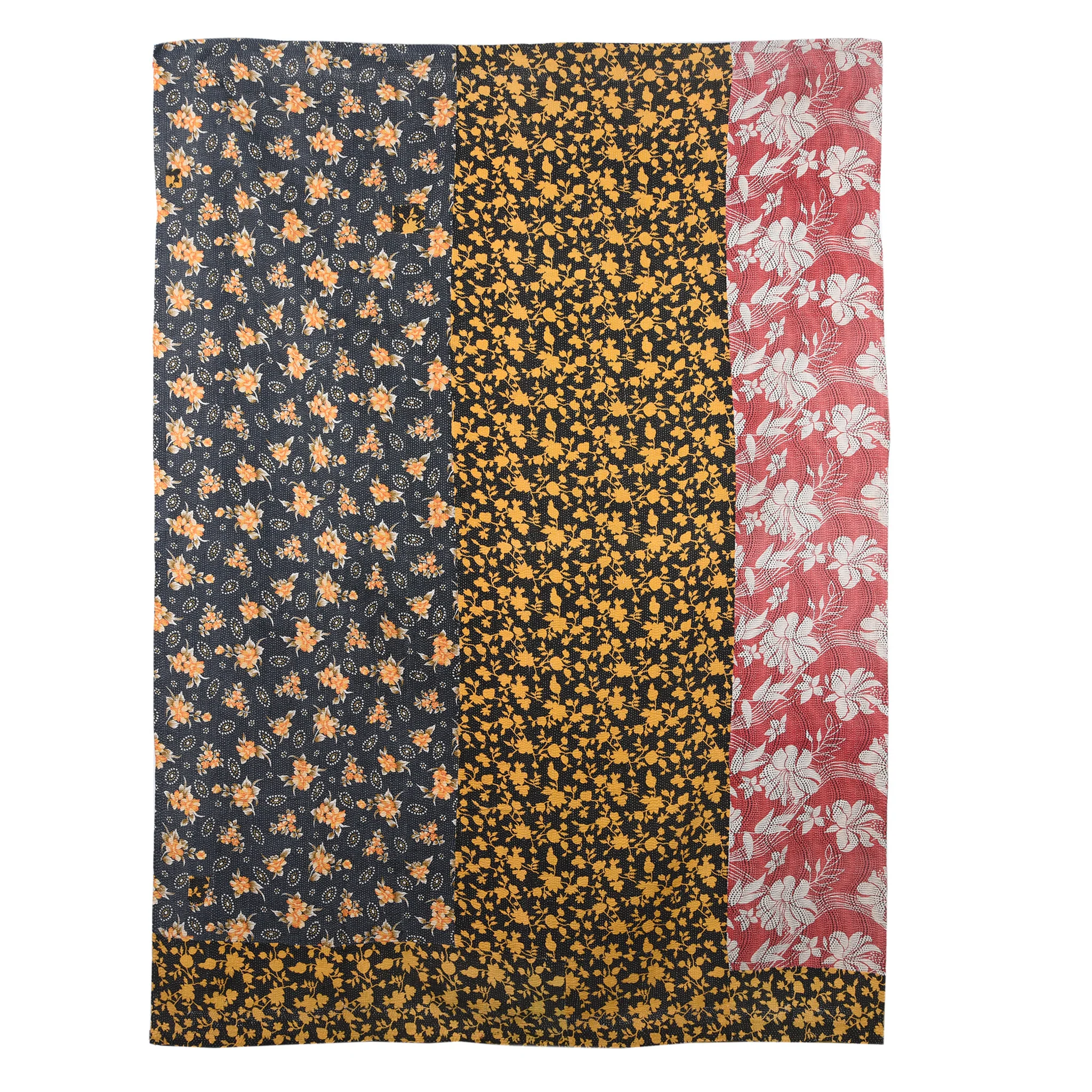Vintage Bengali Kantha Throw - King Size - Image 3