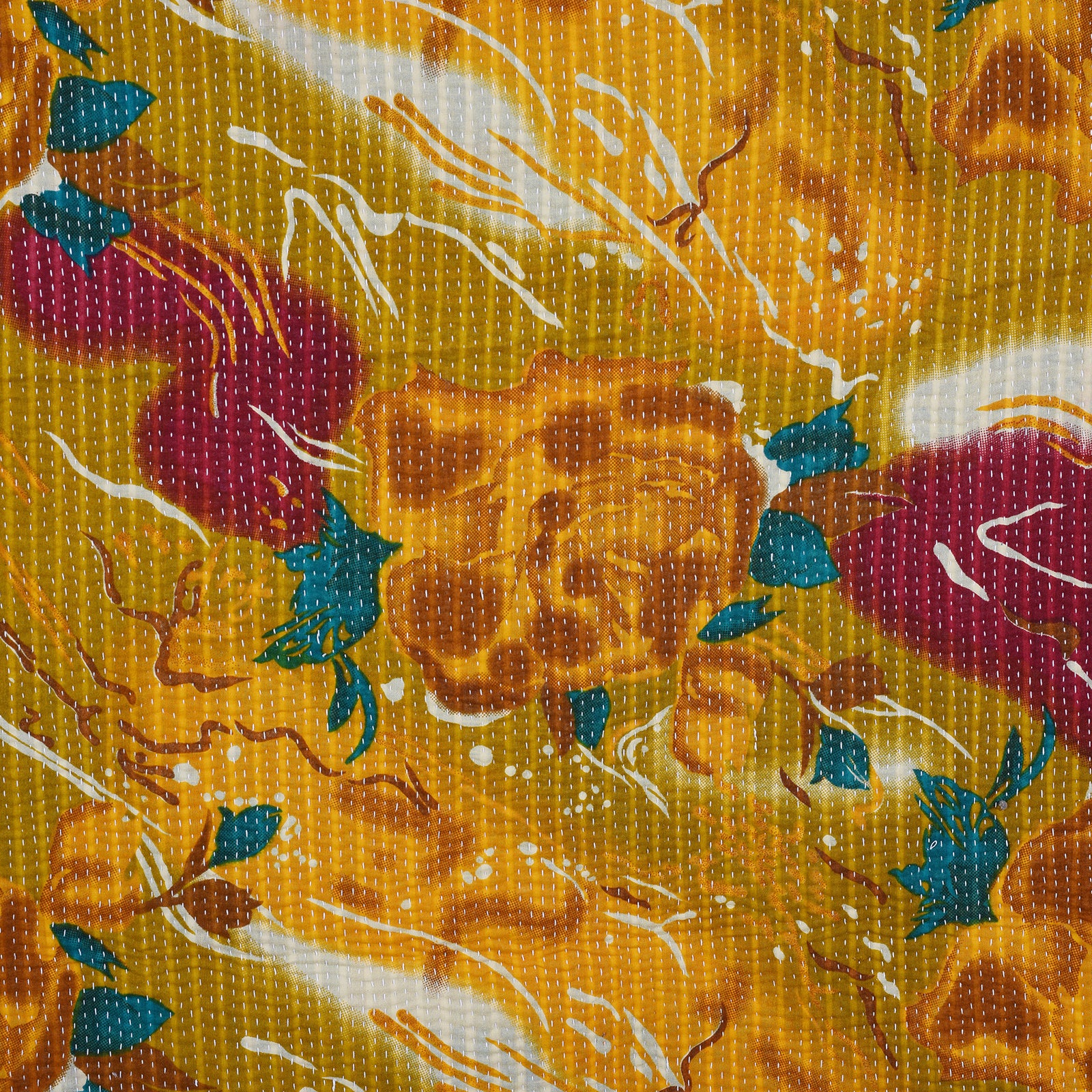 Vintage Bengali Kantha Throw - Image 10