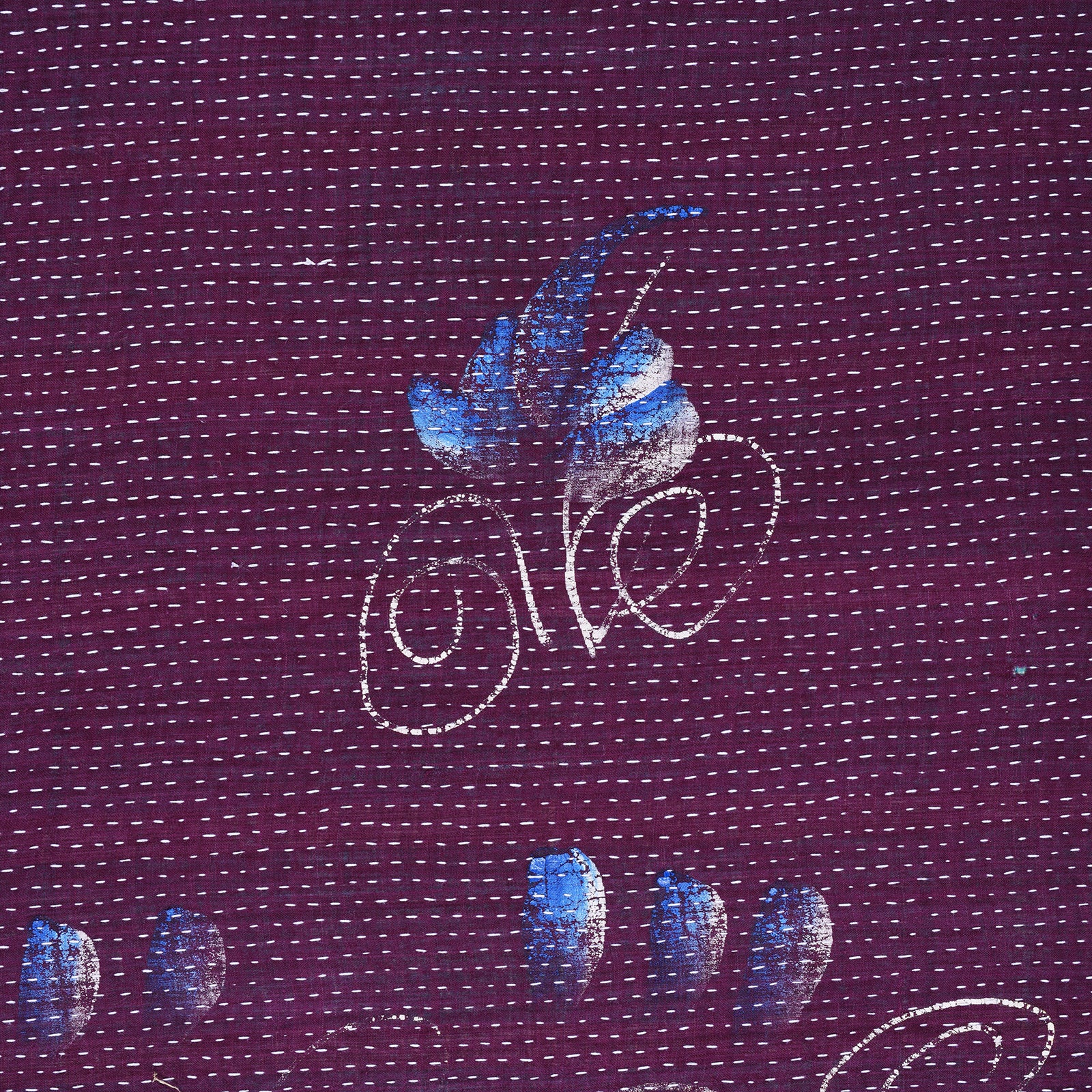 Vintage Bengali Kantha Throw - Image 9