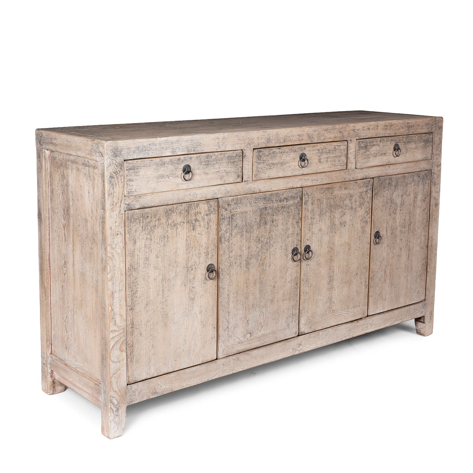 Vintage Bleached Dongbei Sideboard - Ca 1940 - Image 3