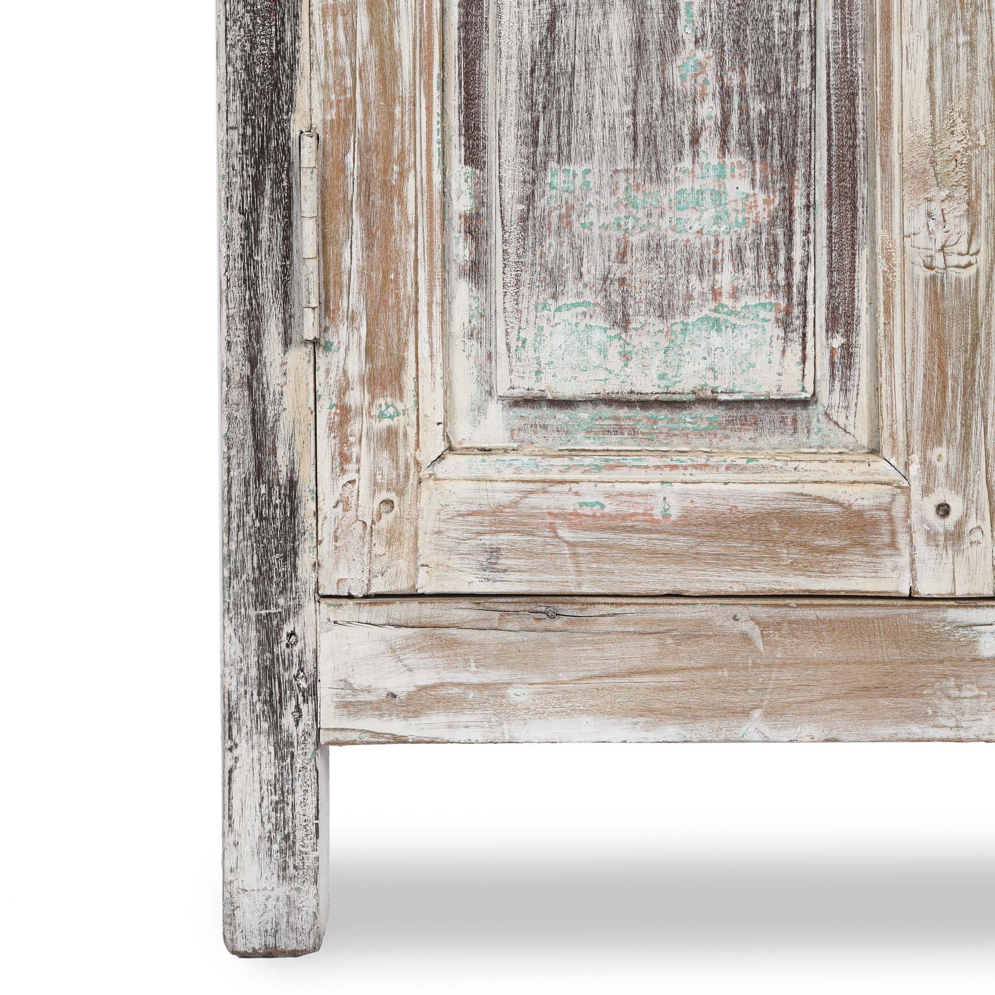 Vintage Blue Painted Display Cabinet - Ca 1920 - Image 8