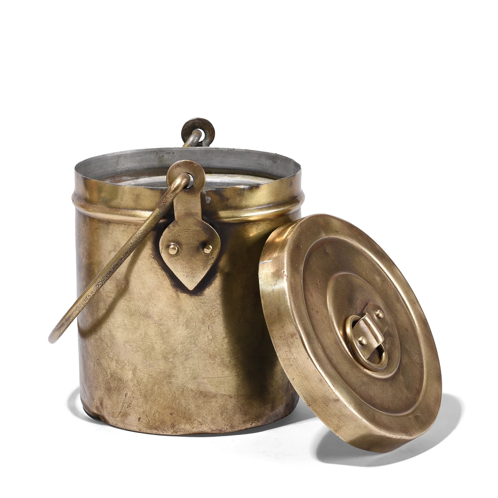 Brass Food Caddy From Bombay - Ca 1950 - Image 3