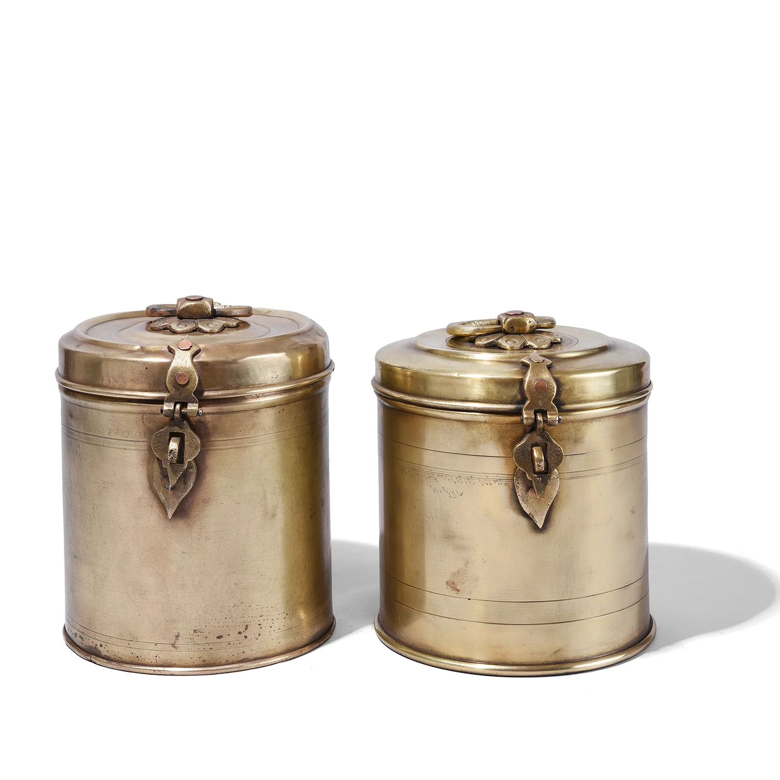 Brass Food Caddy From Bombay - Ca 1920 - Image 2