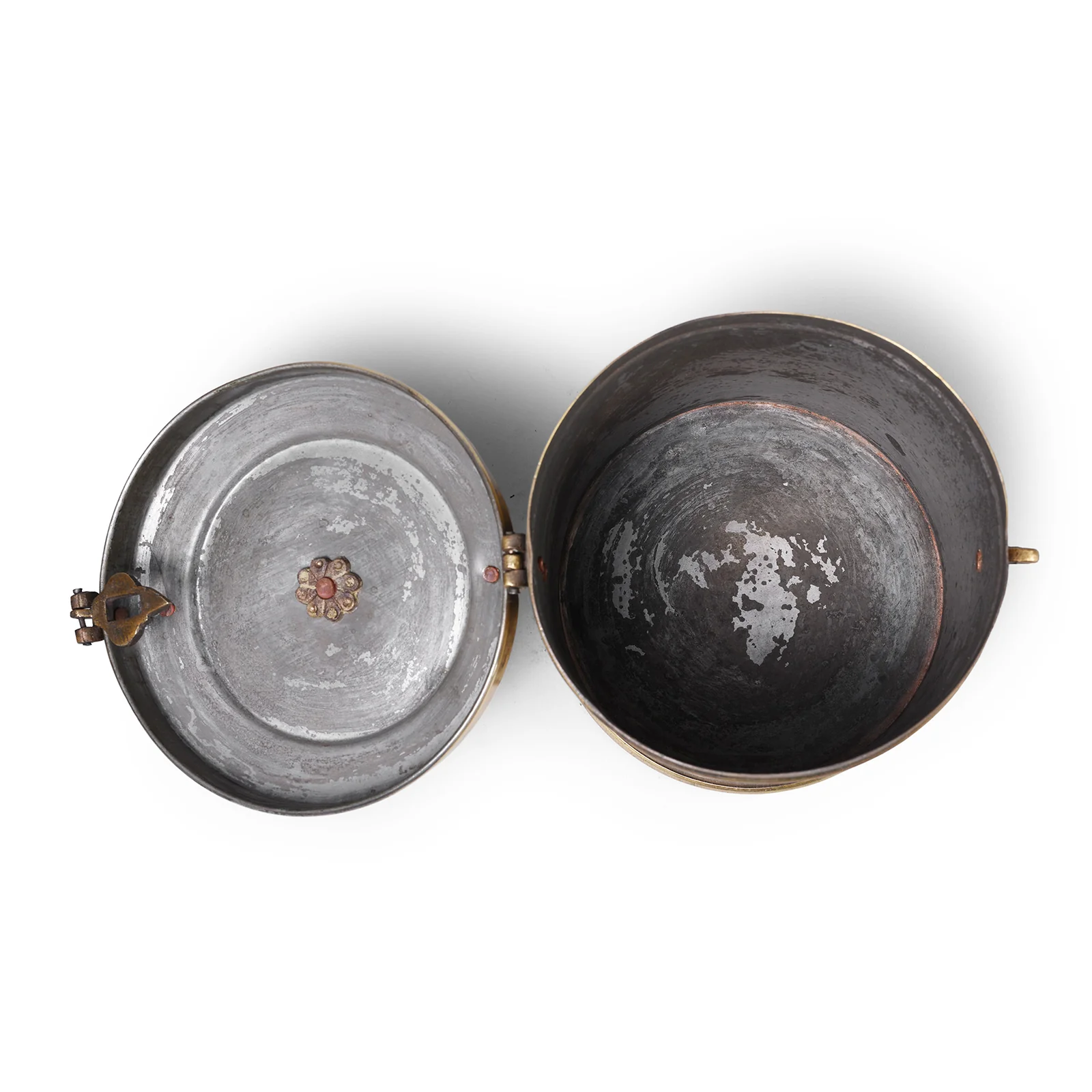 Brass Food Caddy From Bombay - Ca 1920 - Image 6