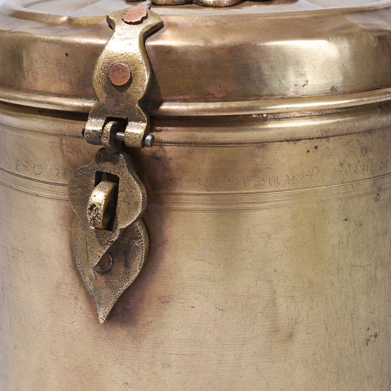 Brass Food Caddy From Bombay - Ca 1920 - Image 8