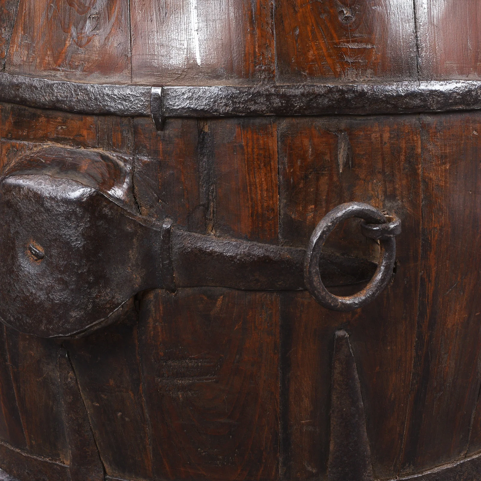 Elm Rice Measure From Shanxi - Ca 1910 - Image 3