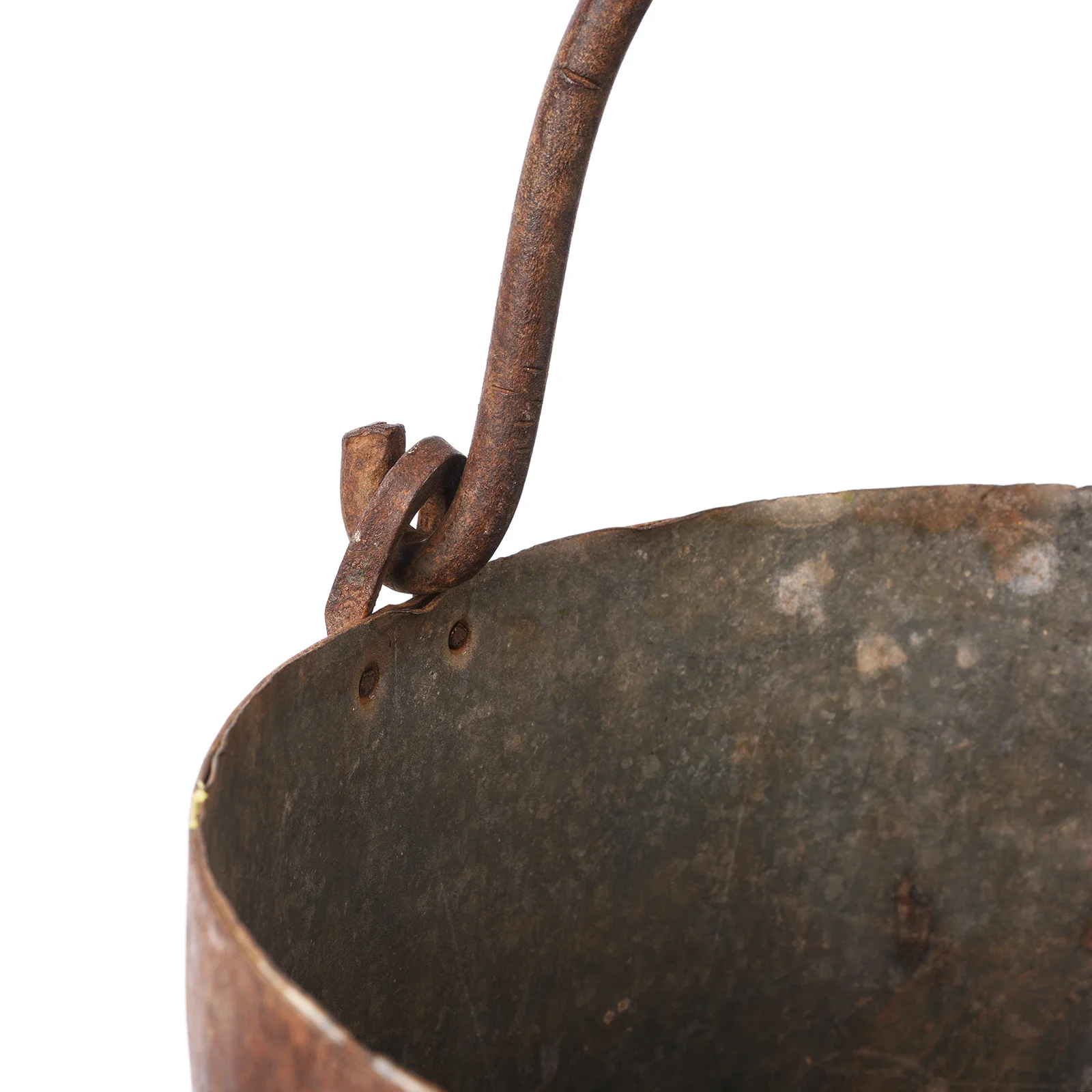 Vintage Galvanised Milk Bucket  - Ca 75 Yrs Old - Image 3