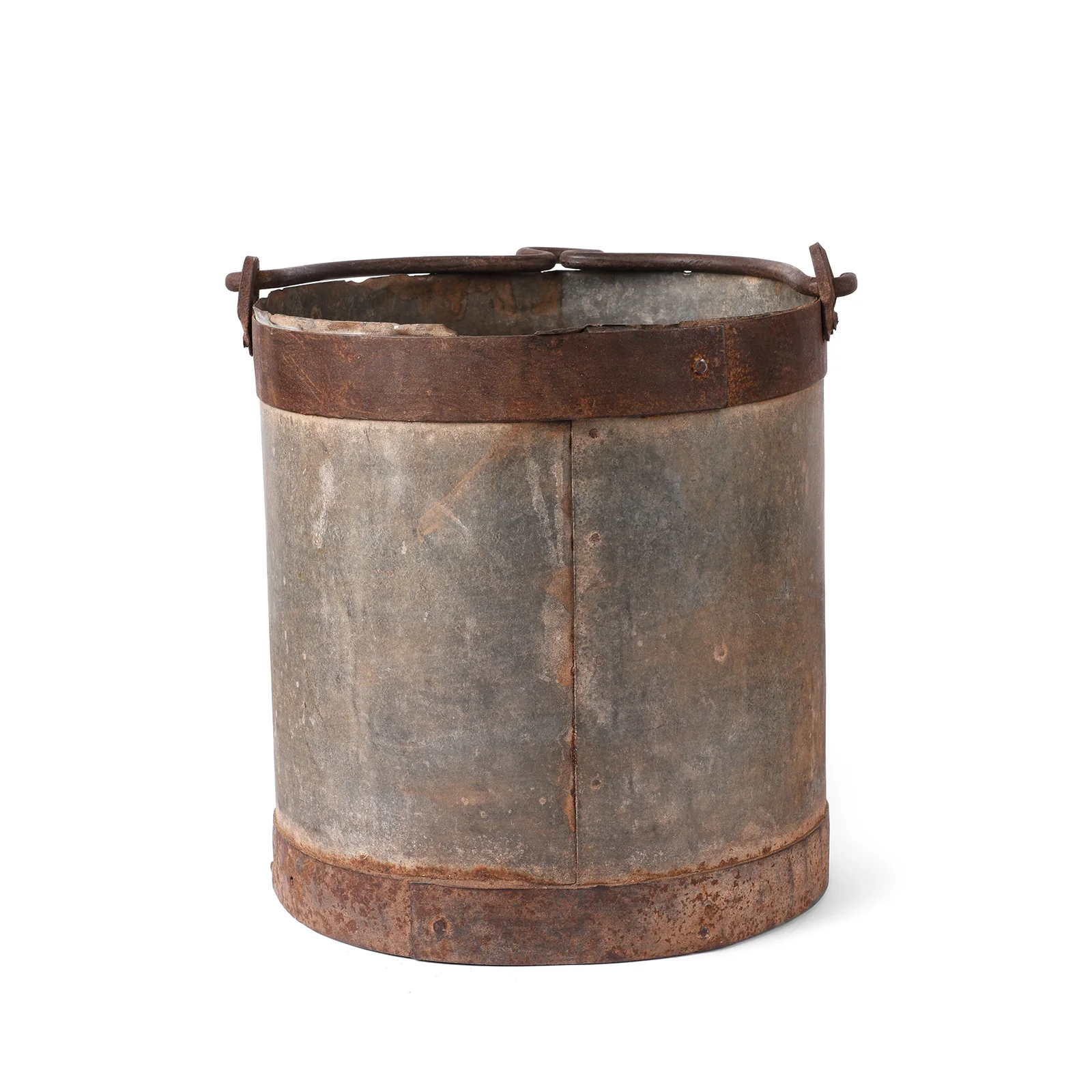 Vintage Galvanised Milk Bucket  - Ca 75 Yrs Old - Image 4