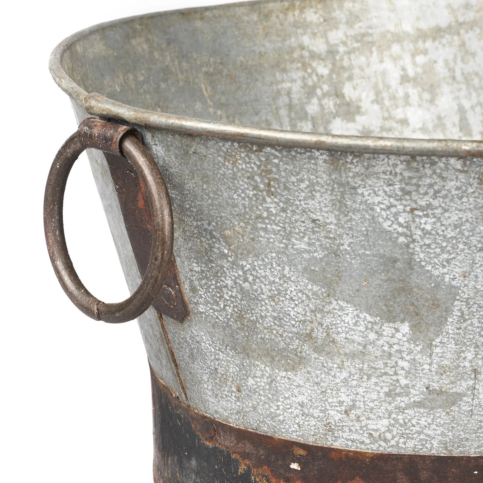 Vintage Galvanised Planter - Image 7